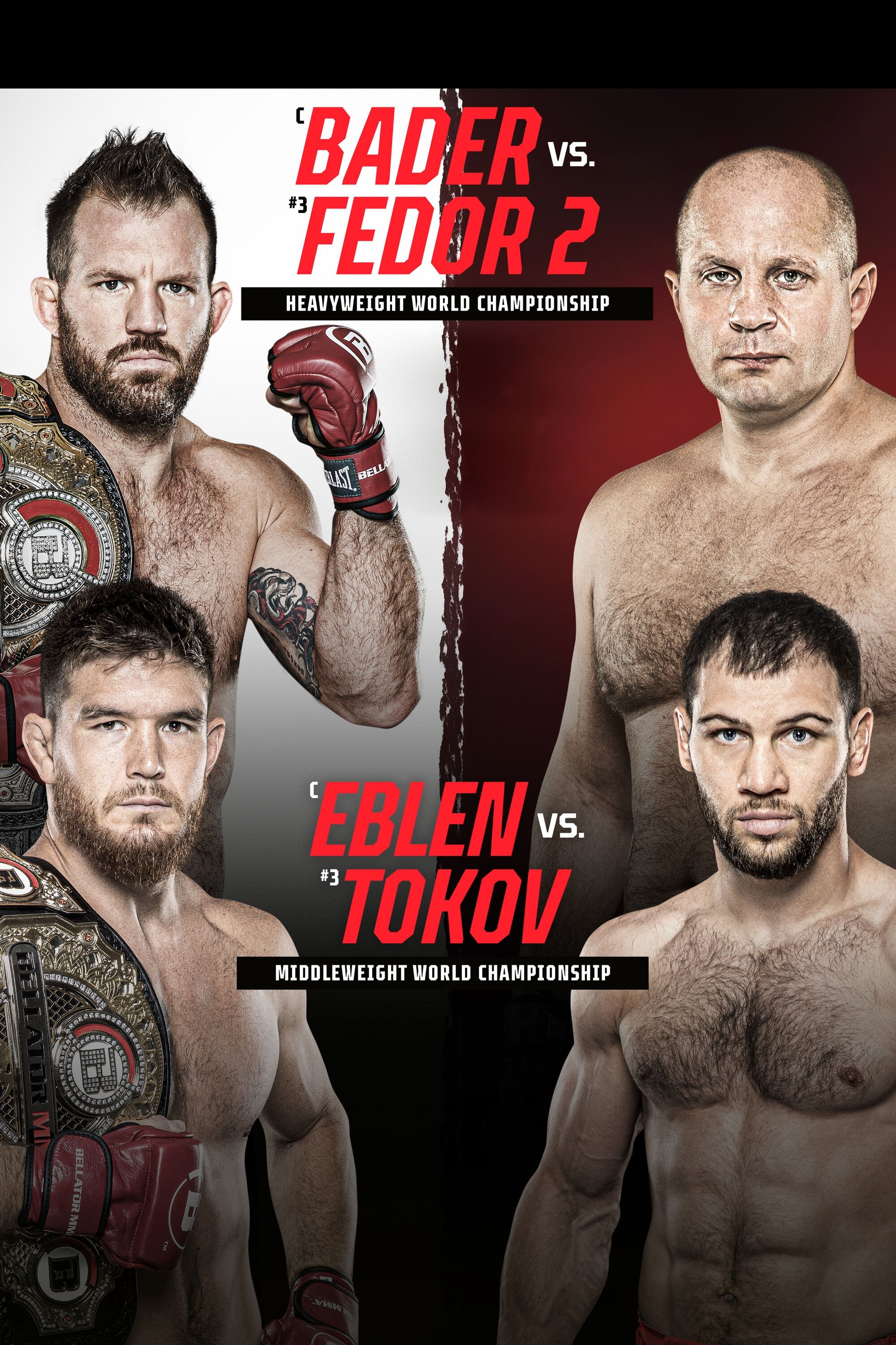 Affiche du film Bellator 290: Bader vs. Fedor 2