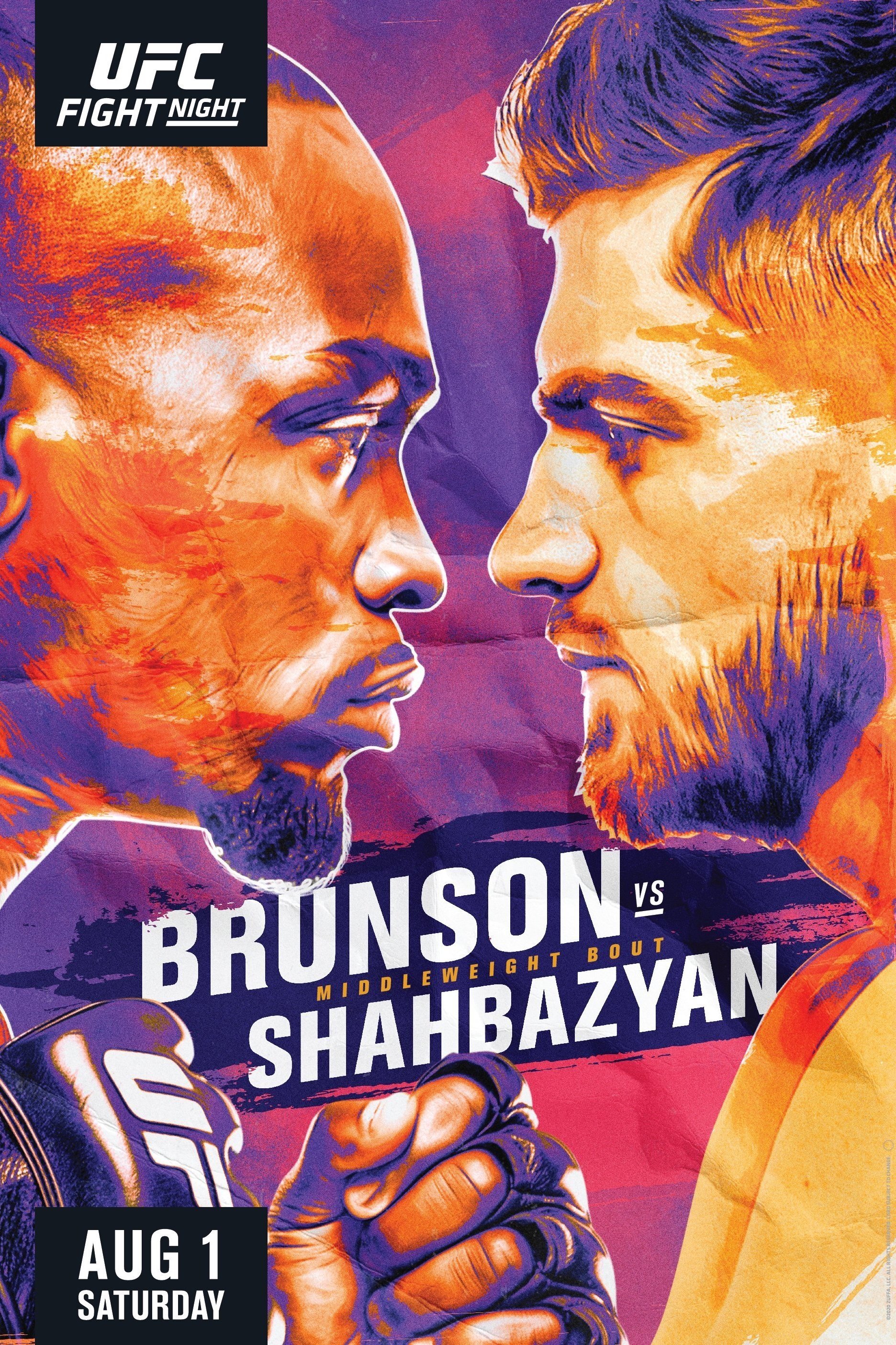 Poster de UFC Fight Night 173: Brunson vs. Shahbazyan