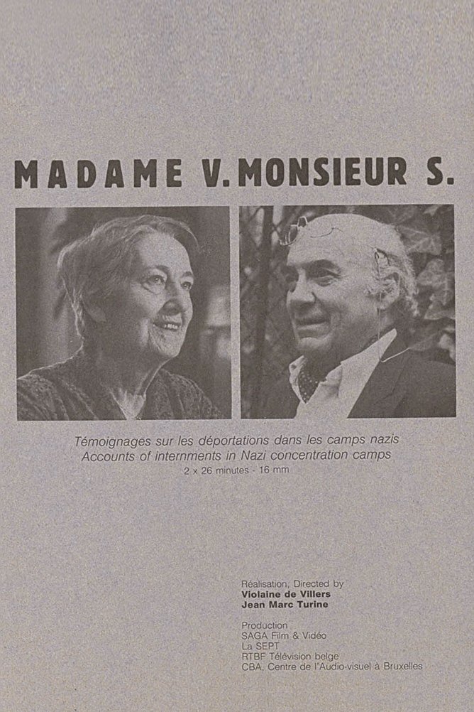 Poster de Madame V. Monsieur S.