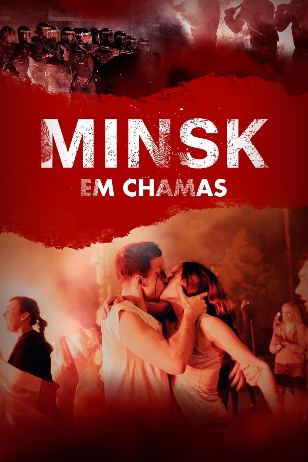 Poster de Minsk em Chamas