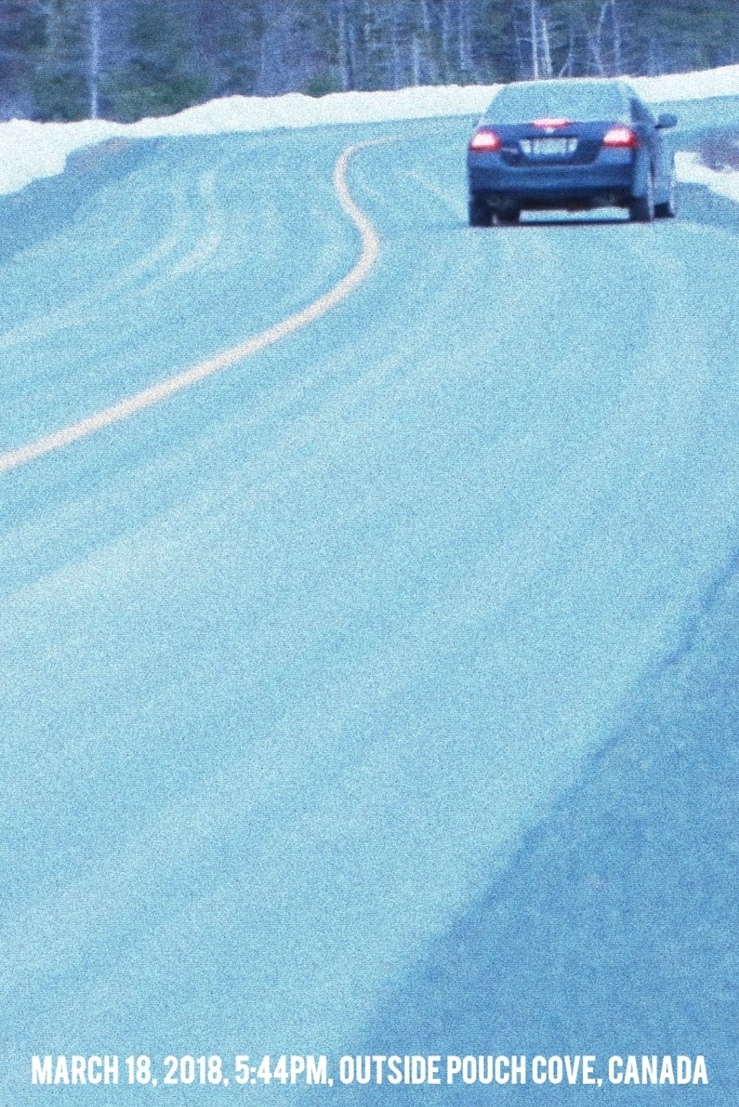 Poster de March 18, 2018, 5:44PM, Outside Pouch Cove, Canada