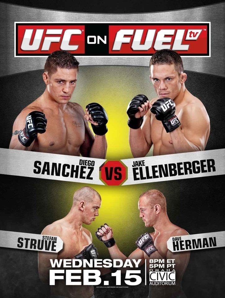 Poster de UFC on Fuel TV 1: Sanchez vs. Ellenberger