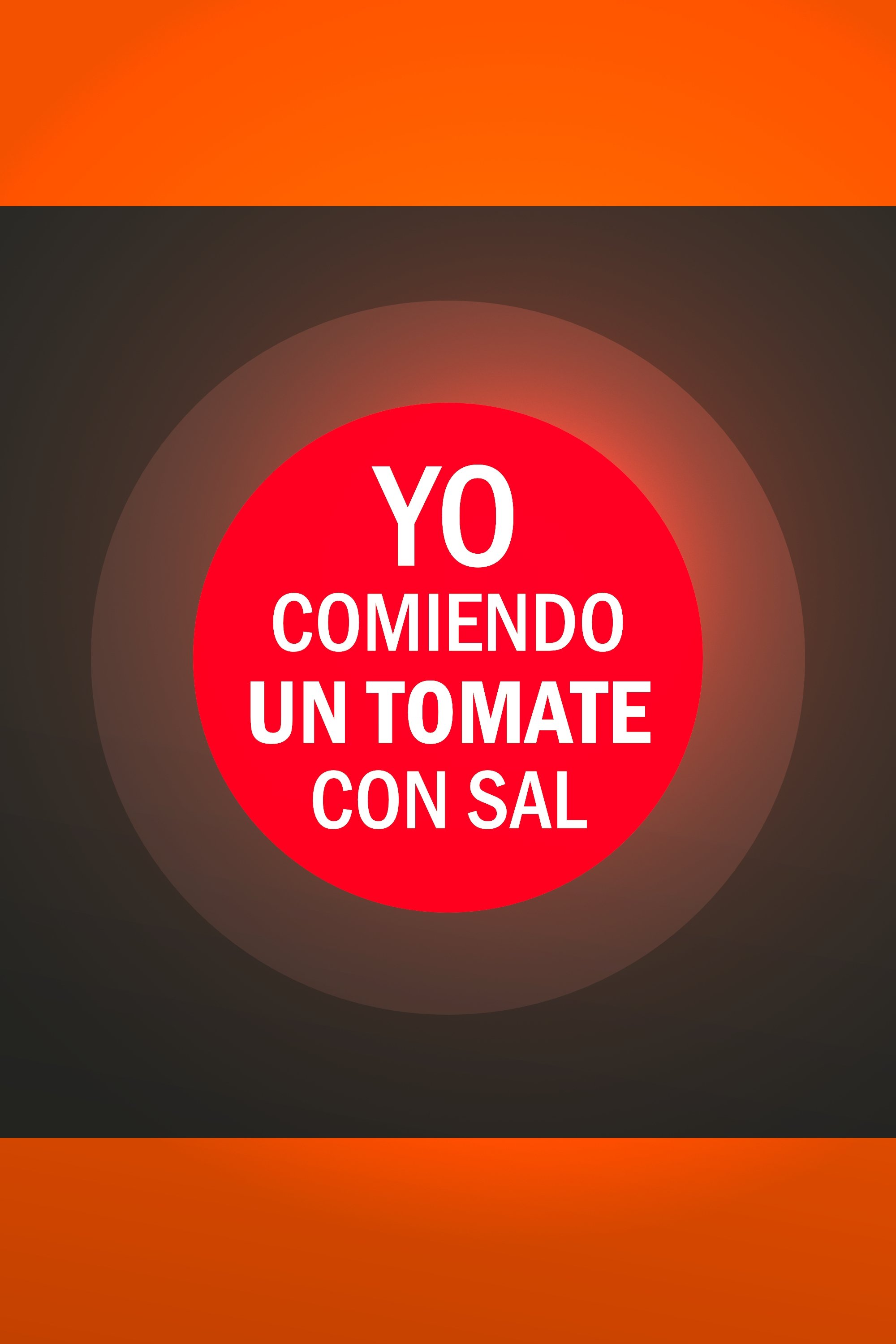 Poster de Yo comiendo un tomate con sal