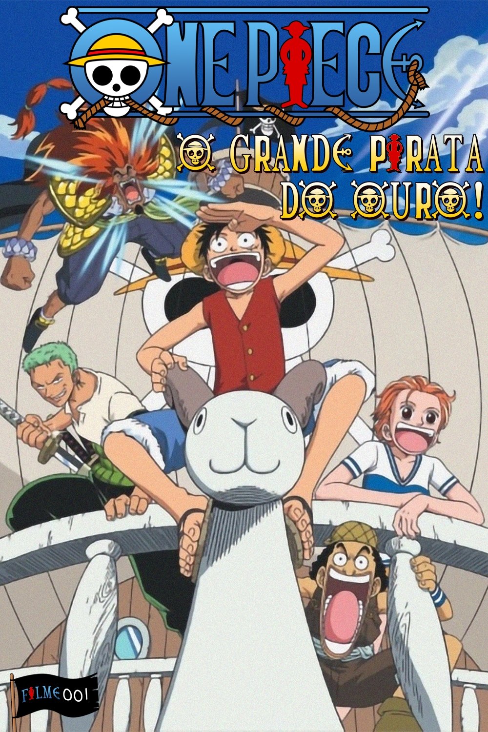 Poster de One Piece Filme 01: O Grande Pirata do Ouro!