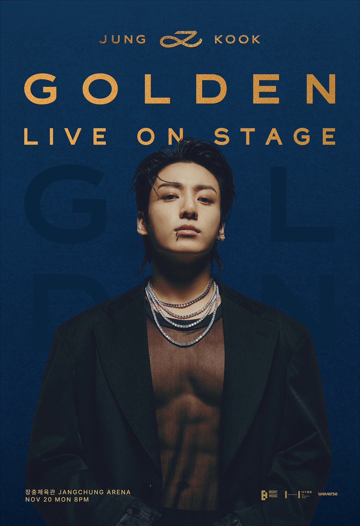 Poster de Jung Kook ‘GOLDEN’ Live On Stage