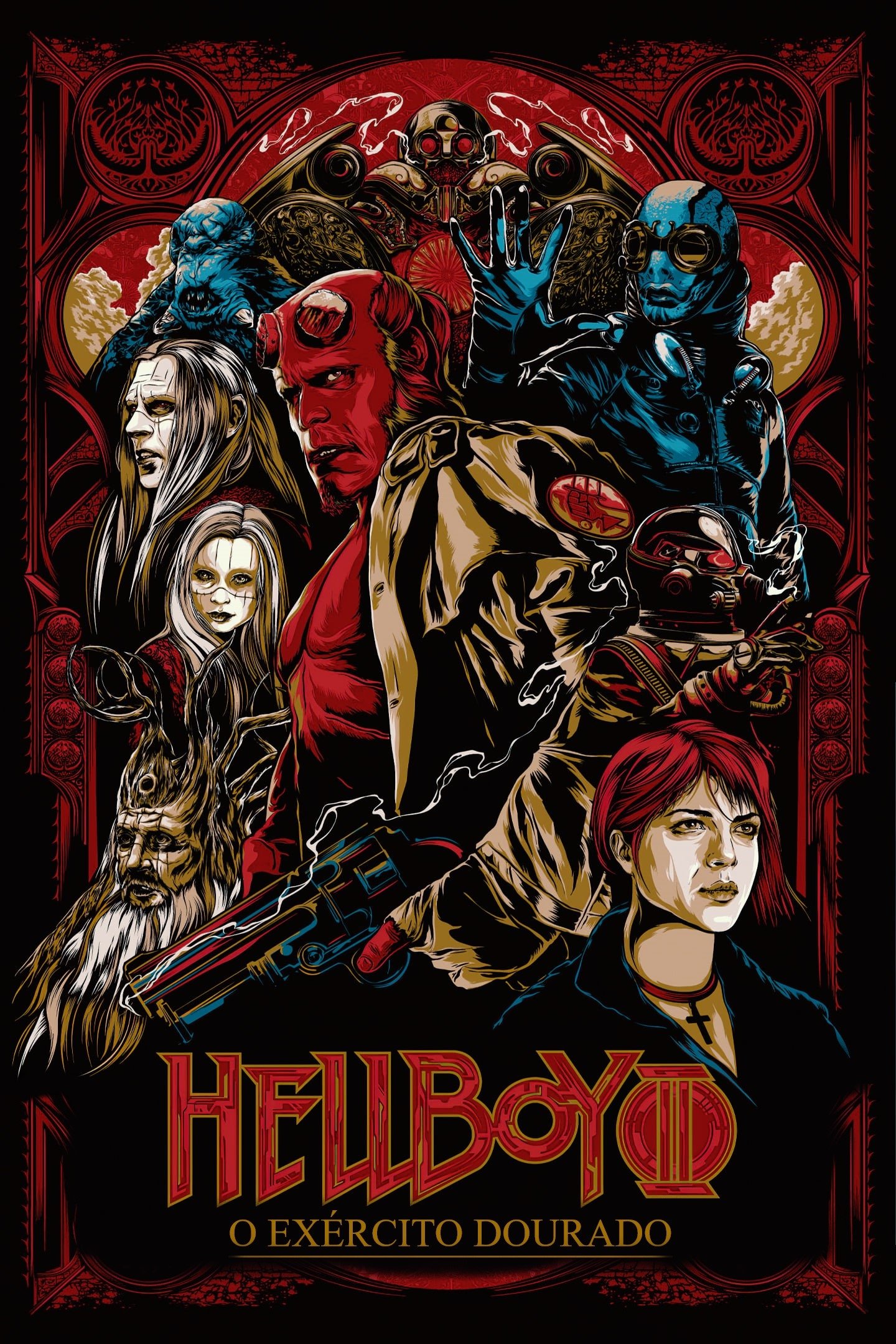 Poster de Hellboy II: O Exército Dourado