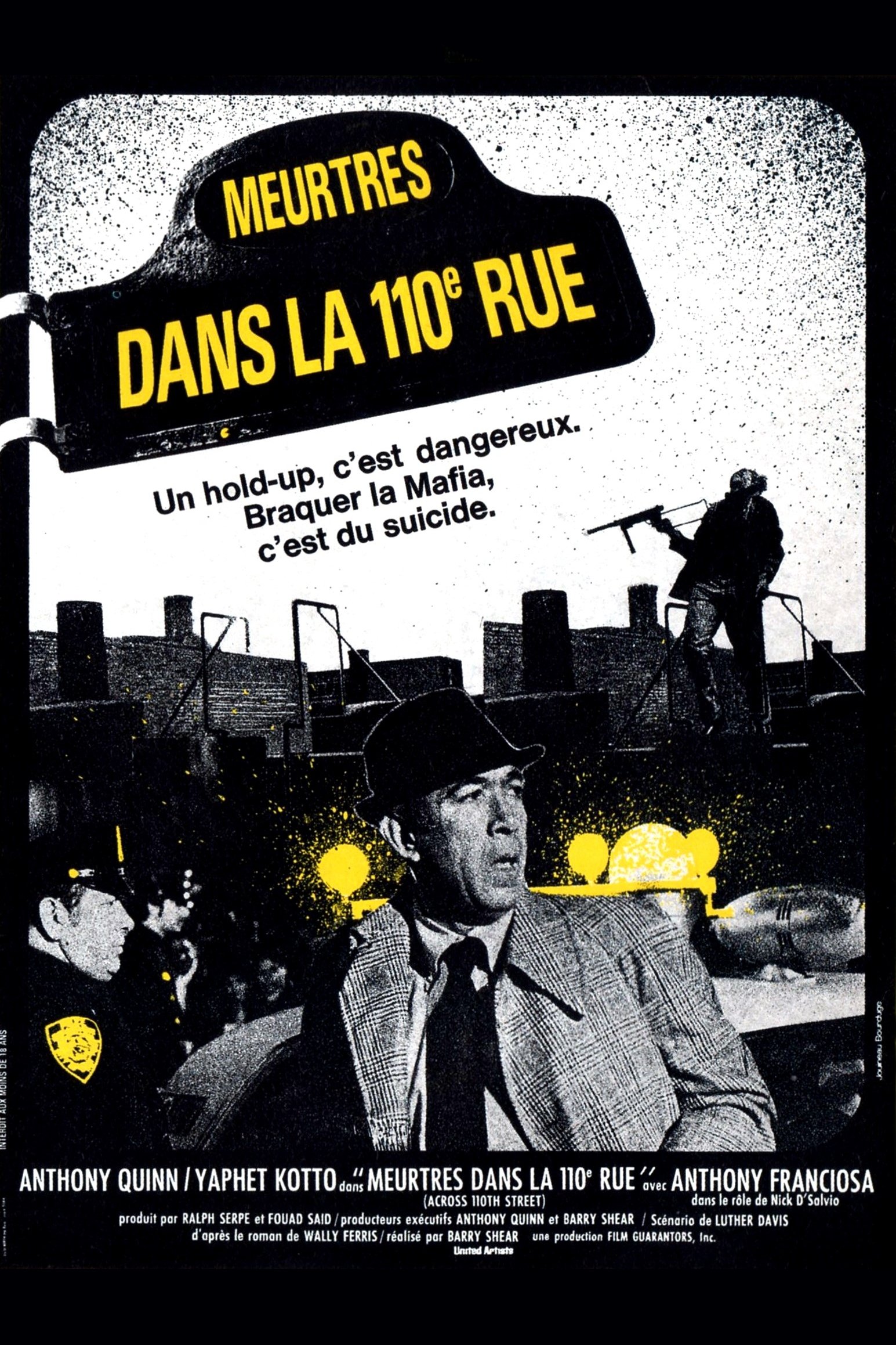 Affiche du film Meurtres dans la 110e rue
