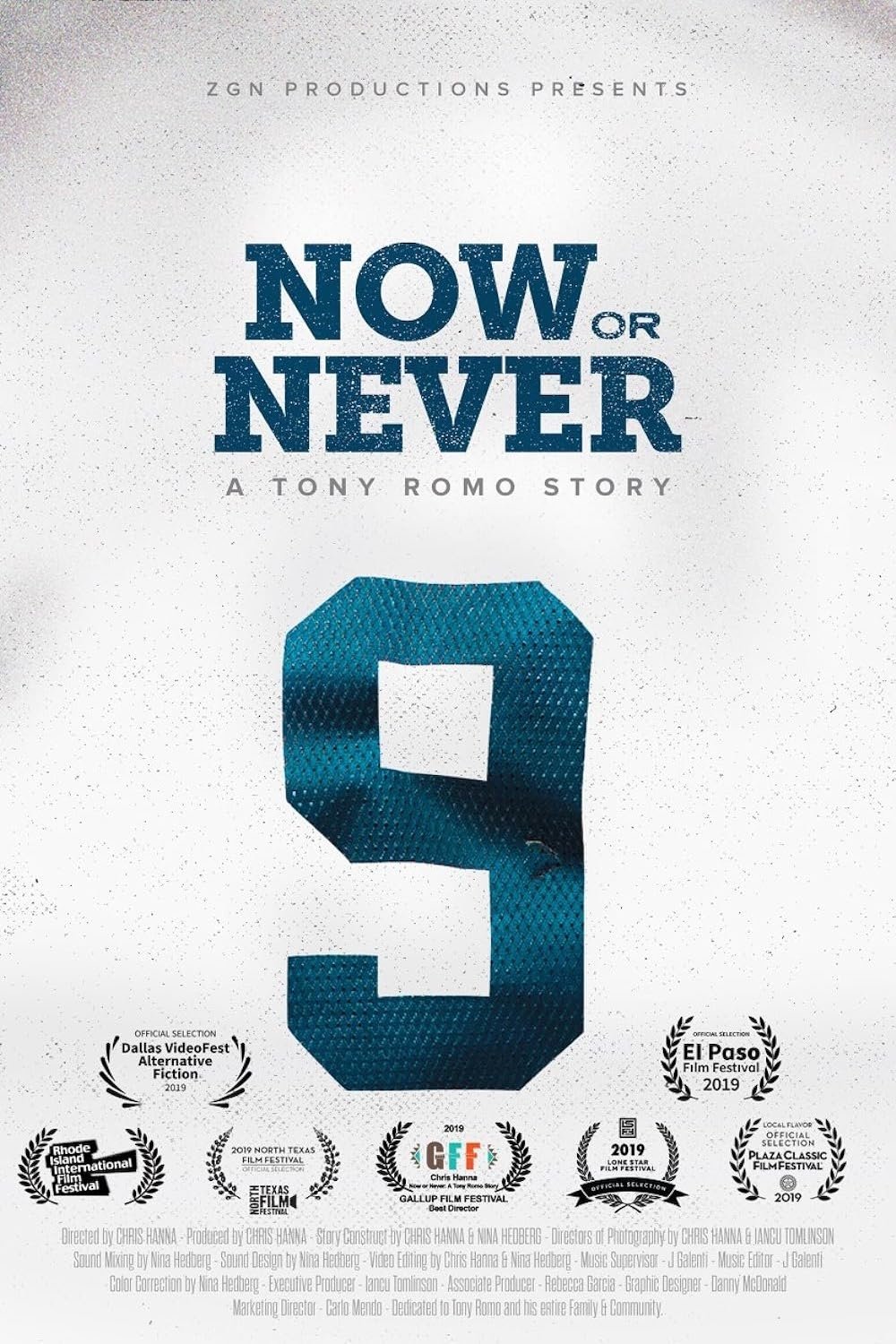 Poster de Now or Never: A Tony Romo Story
