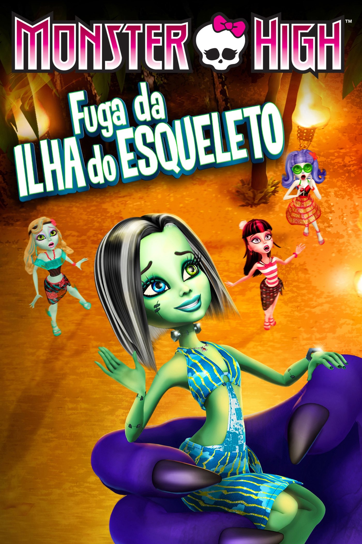 Poster de Monster High: Fuga da Ilha do Esqueleto