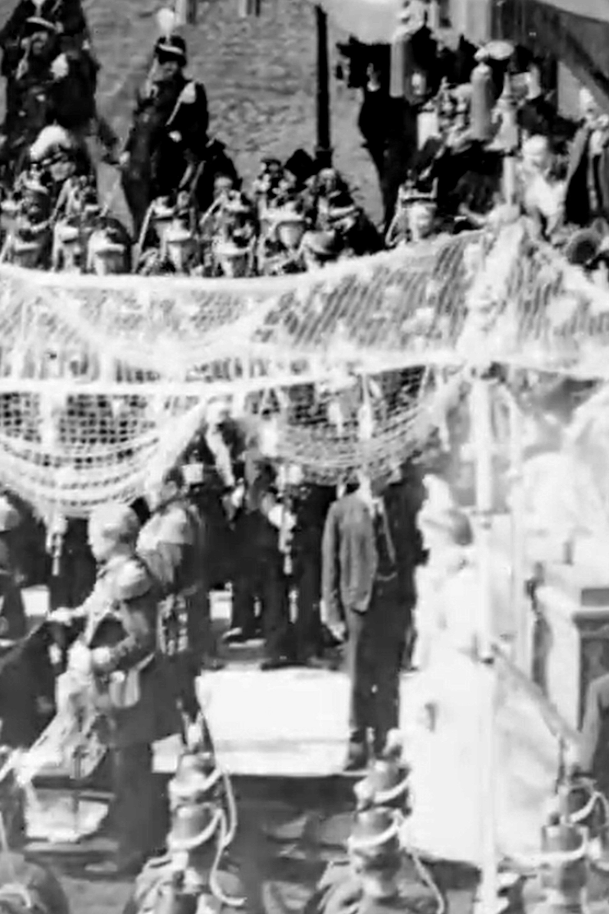 Poster de The Royal Procession from the Church after the Ceremony (Coronation of Wilhelmina)