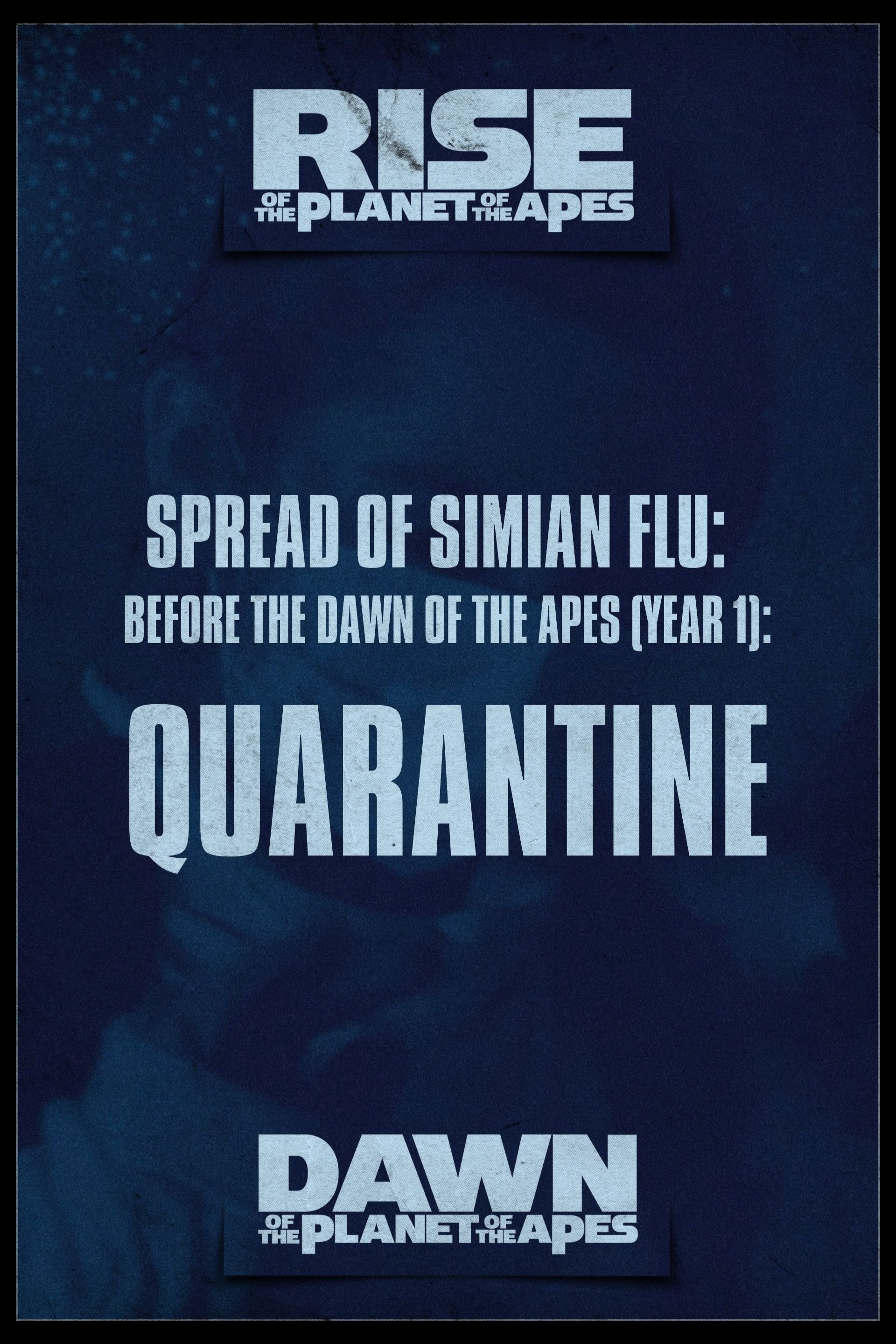 Poster de Spread of Simian Flu: Before the Dawn of the Apes (Year 1)