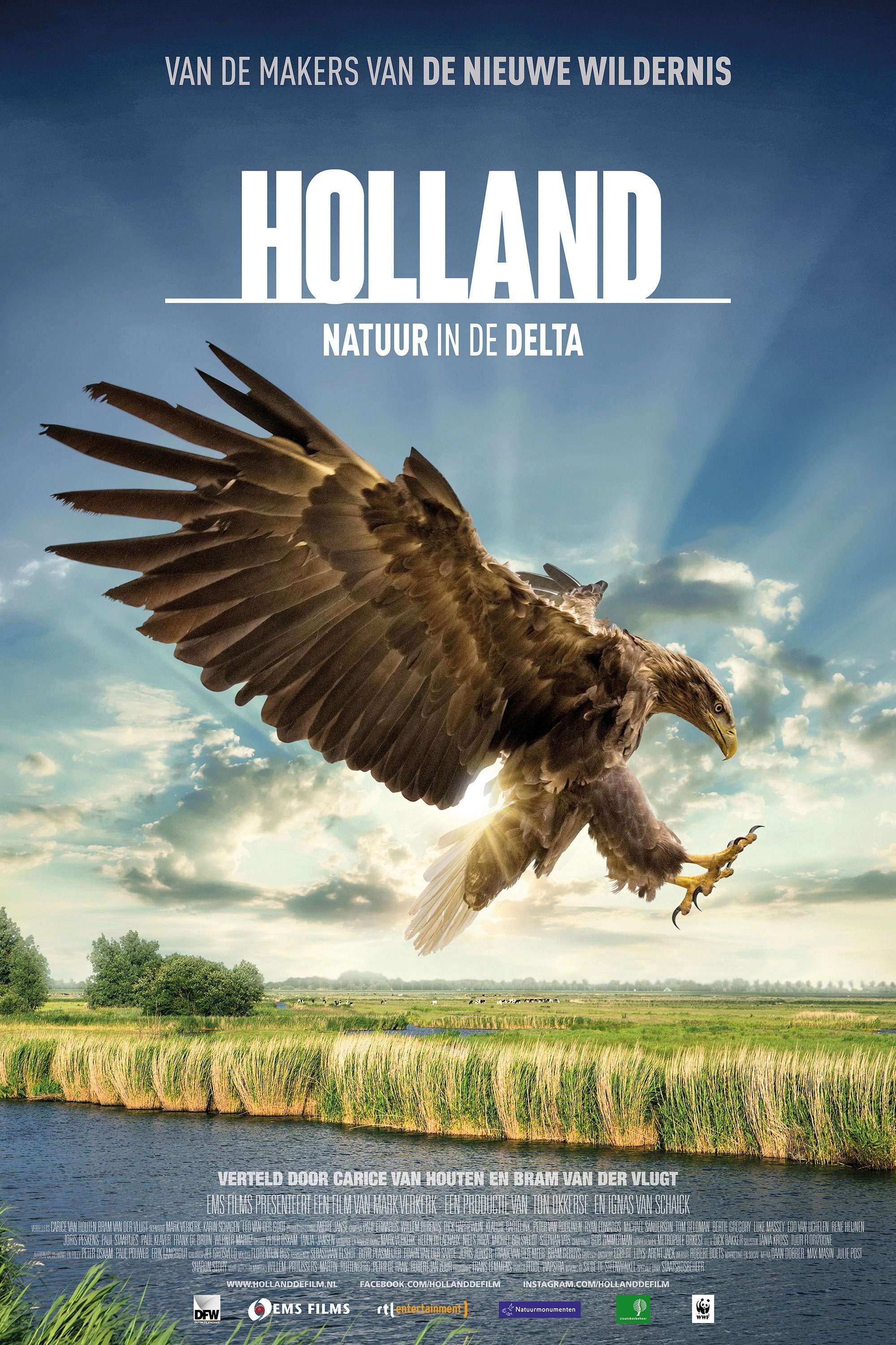 Poster de Holland: Natuur in de Delta