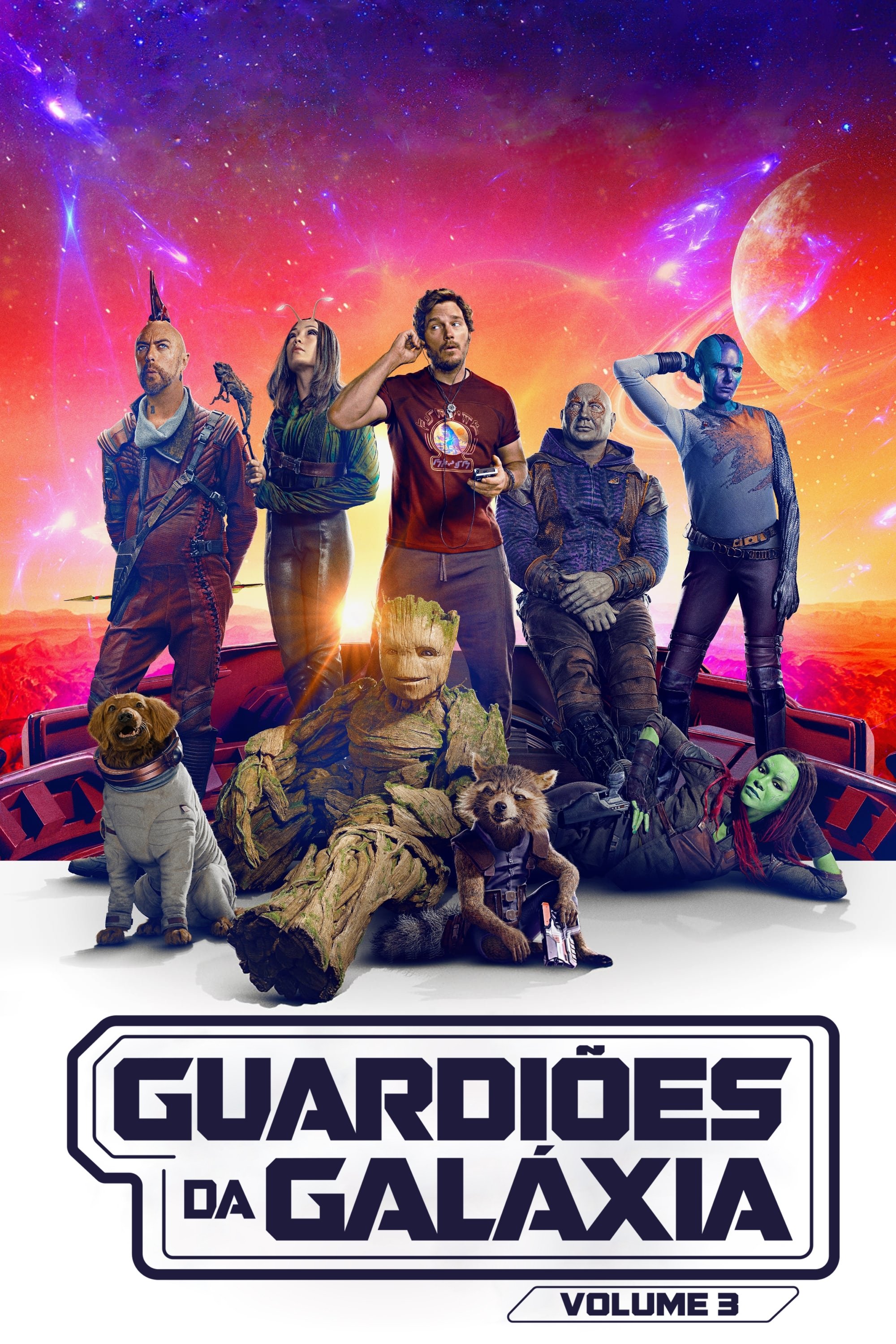 Poster de Guardiões da Galáxia: Vol. 3