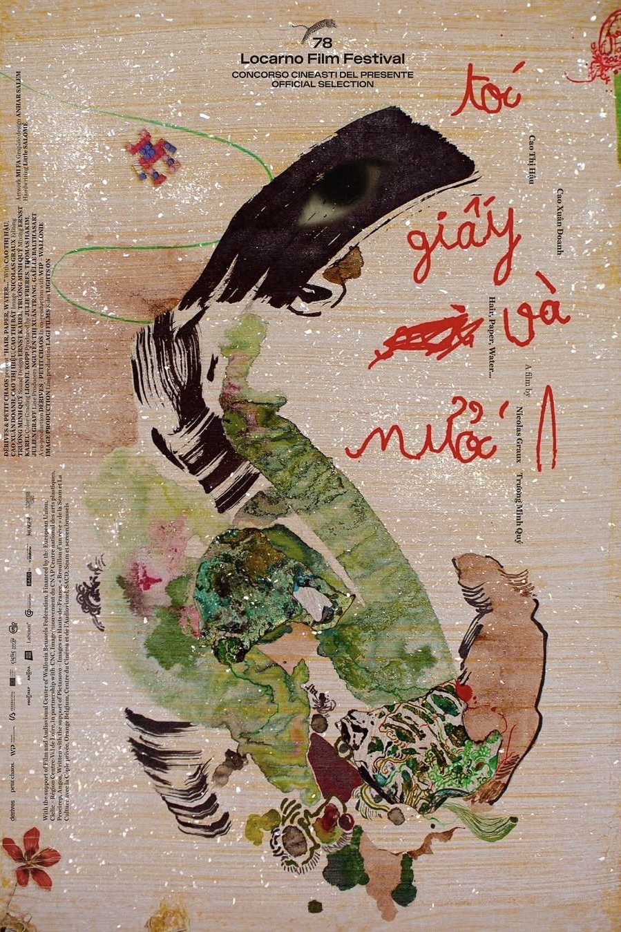 Poster de Tóc, giấy và nước...