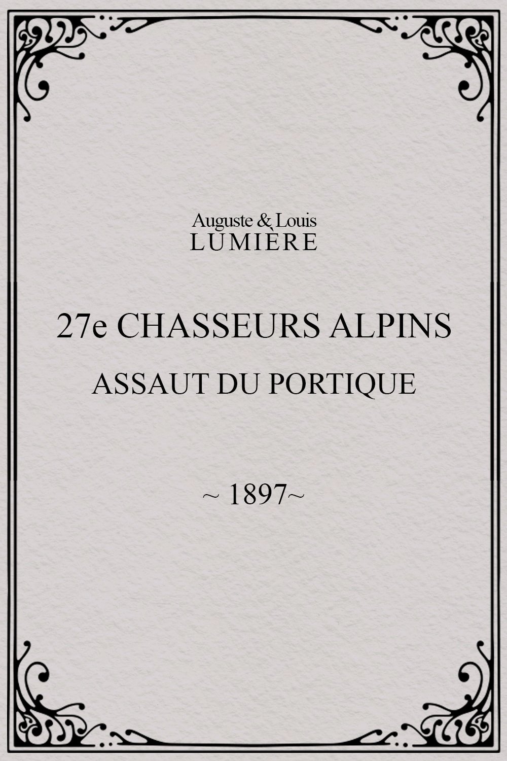 27ème chasseurs alpins : assaut du portique