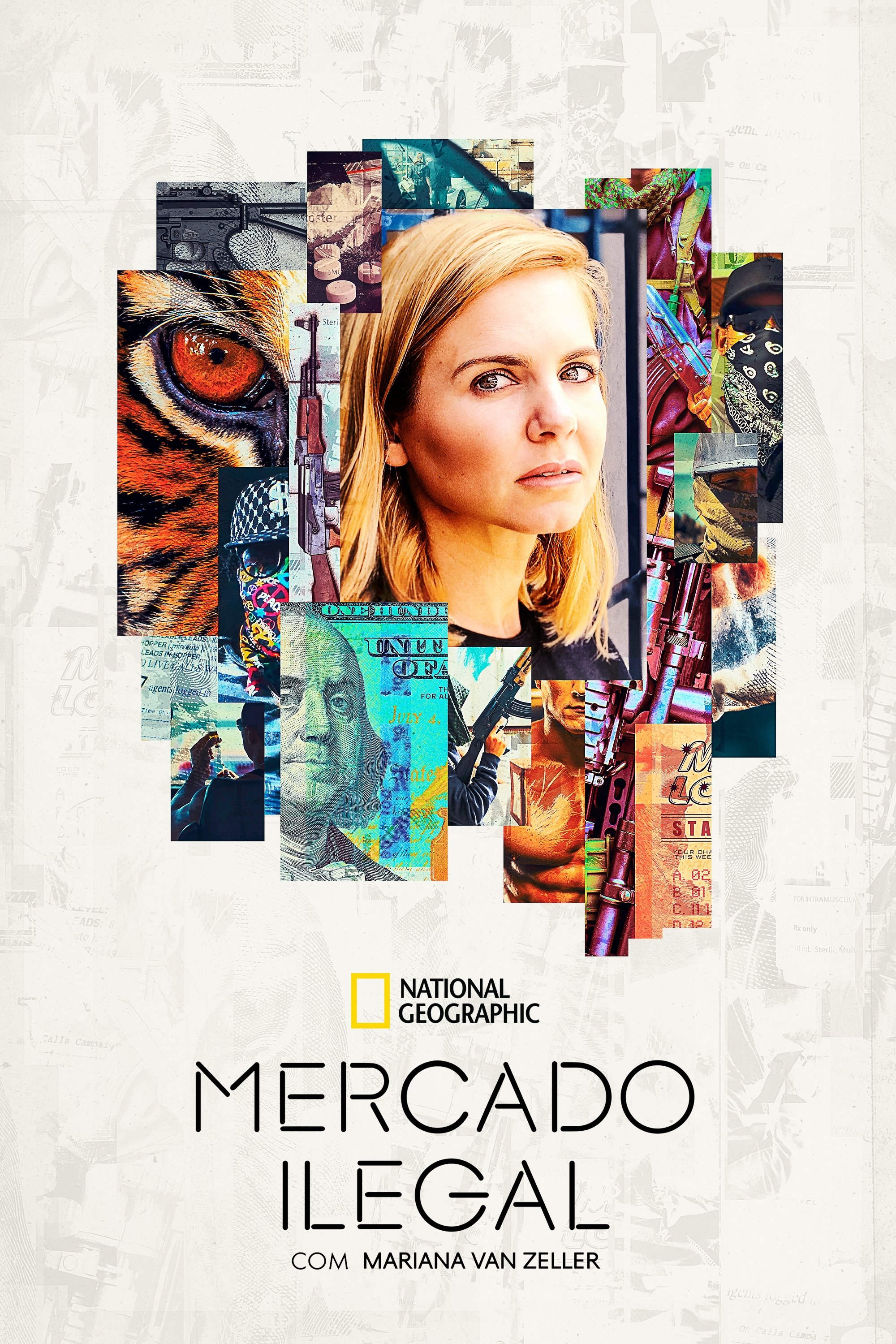 Poster de Mercado Ilegal com Mariana van Zeller