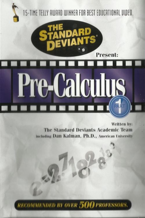 Poster de The Standard Deviants: The Dangerous World of Pre-Calculus, Part 1