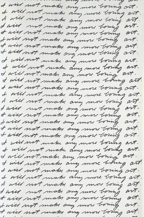 Poster de I Will Not Make Any More Boring Art