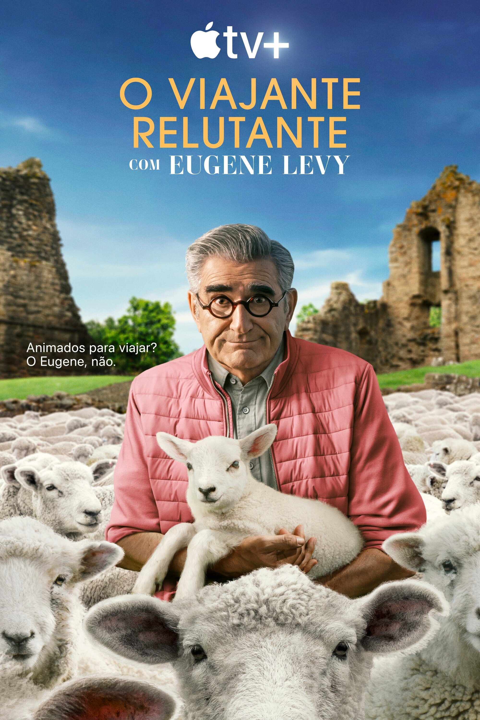 Poster de O Viajante Relutante, com Eugene Levy