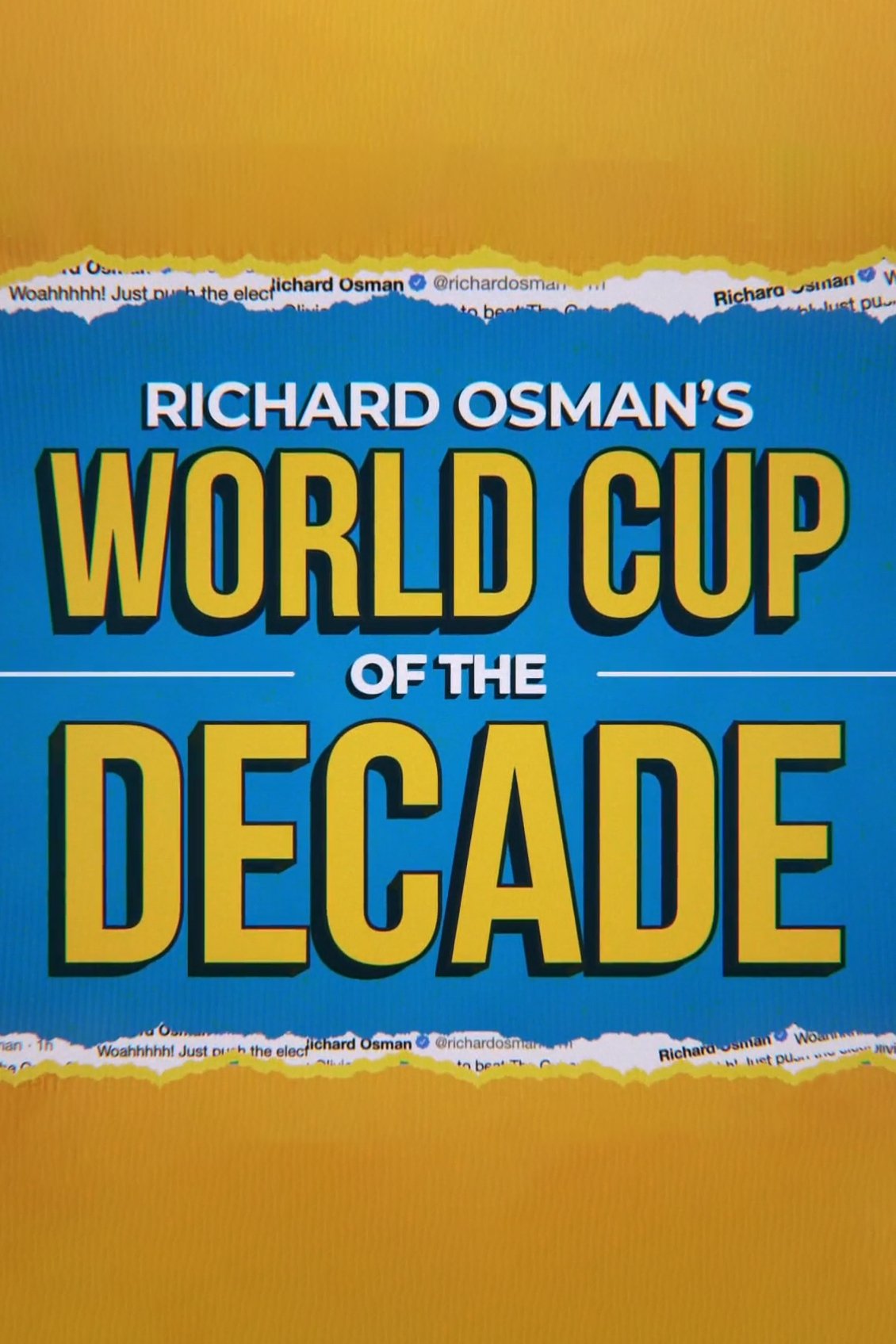 Affiche du film Richard Osman's World Cup of the Decade