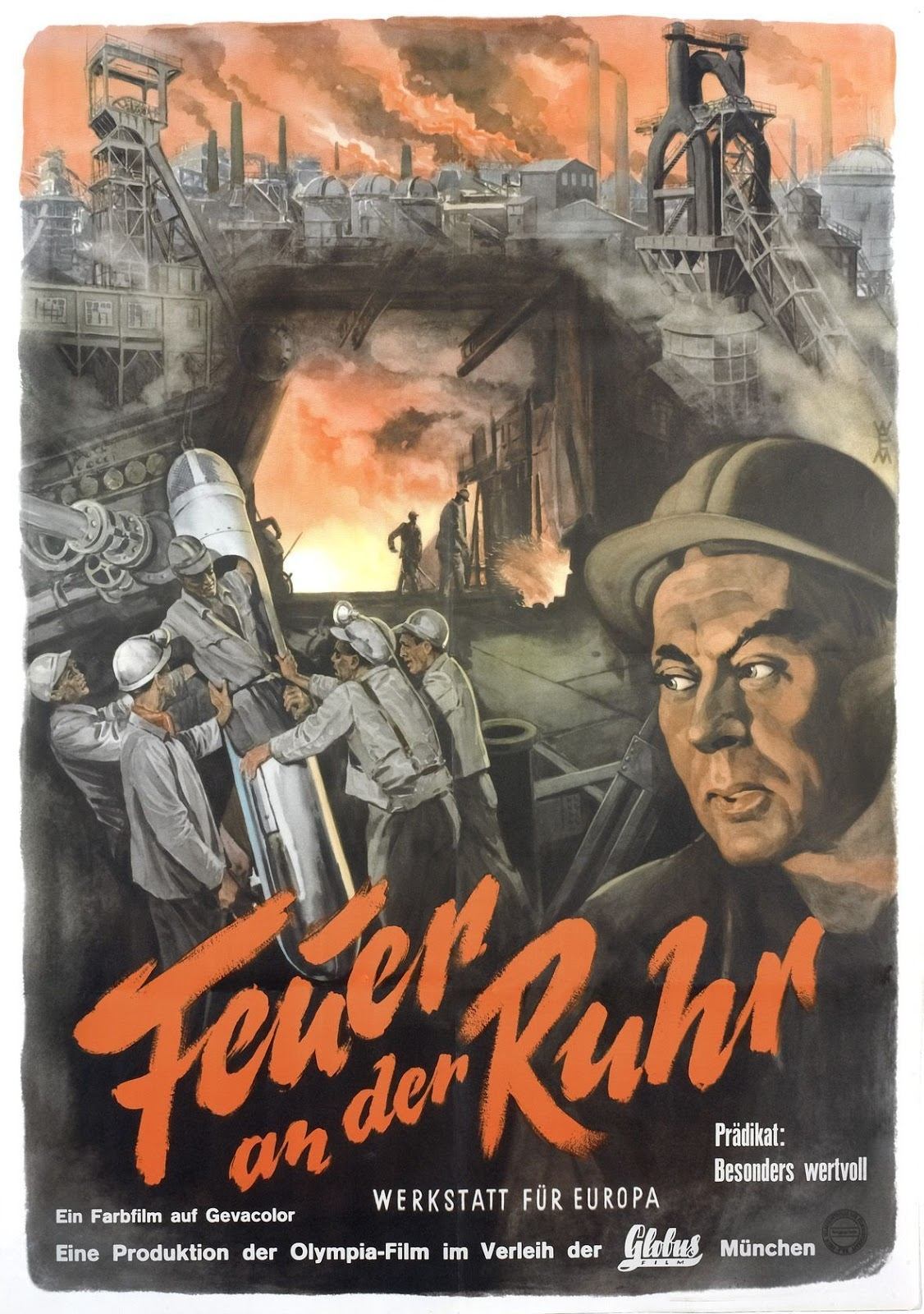 Poster de Werkstatt für Europa – Feuer an der Ruhr