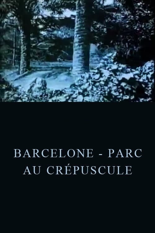 Poster de Barcelone - Parc au crépuscule