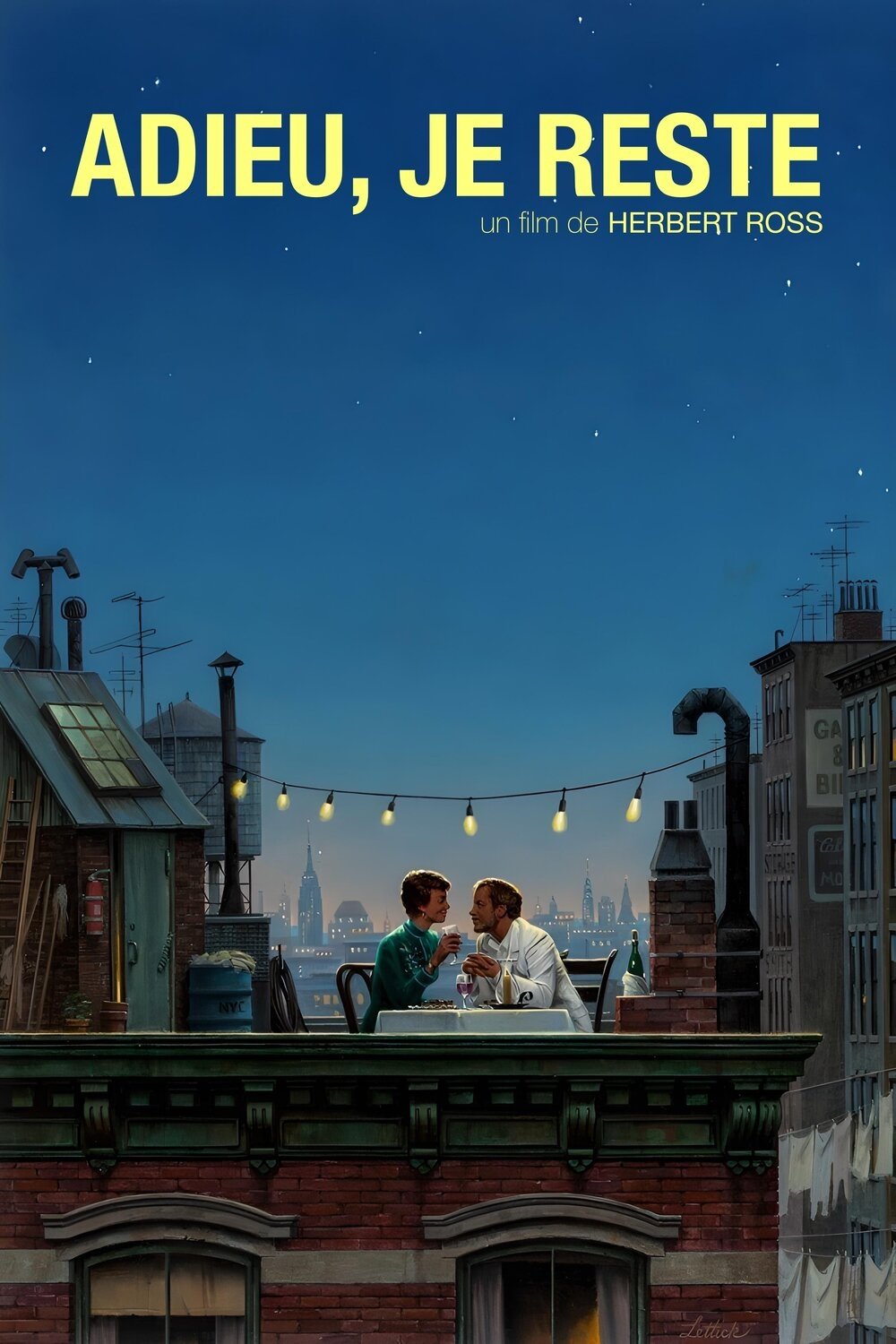 Affiche du film Adieu, je reste