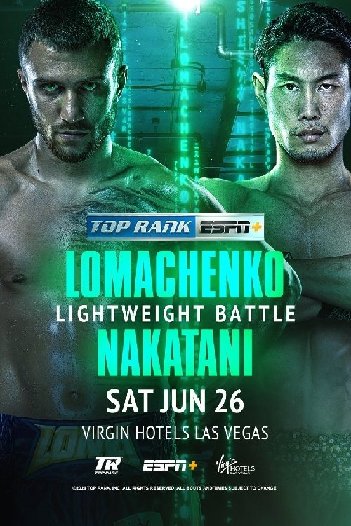 Poster de Vasyl Lomachenko vs. Masayoshi Nakatani