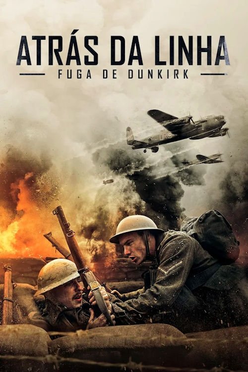 Poster de Atrás da Linha: Fuga para Dunkirk