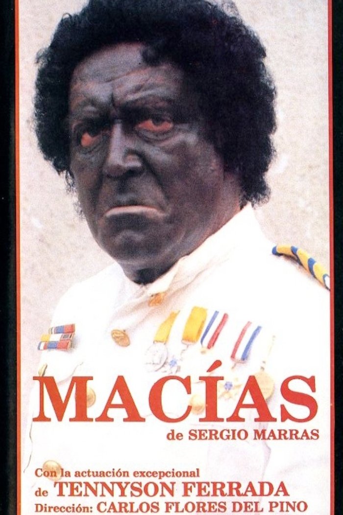 Poster de Macías, ensayo general sobre el poder y la gloria