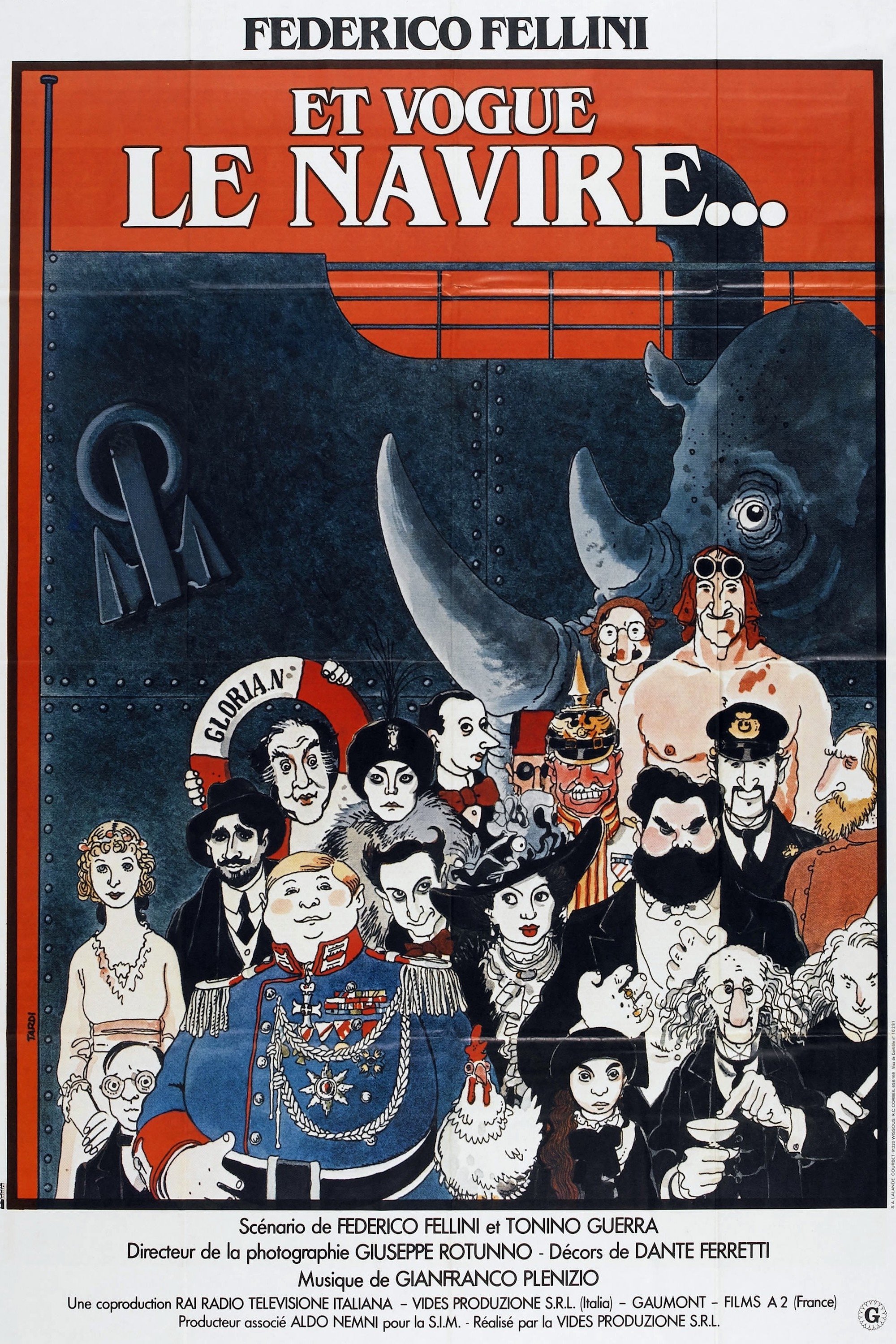 Affiche du film E la nave va