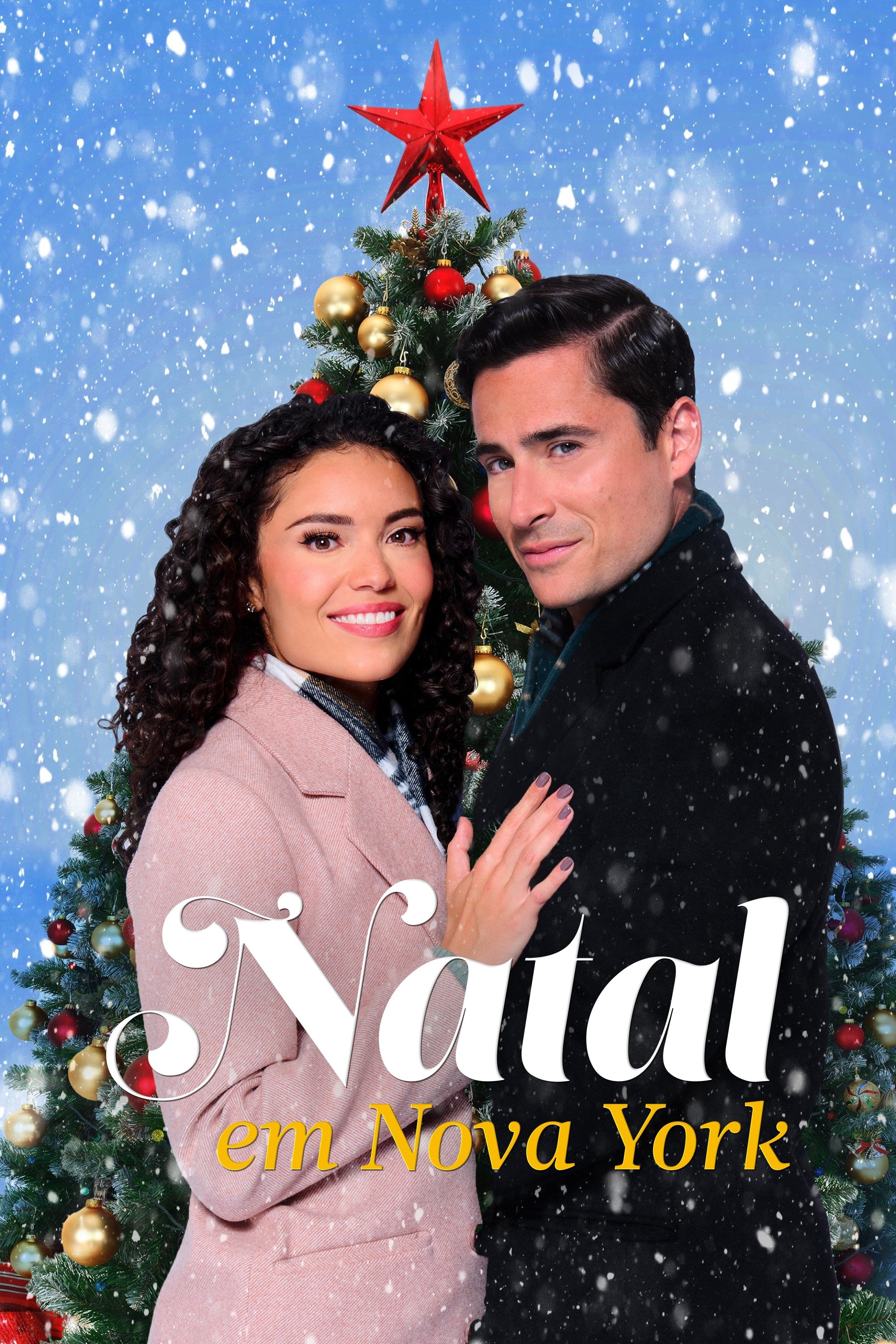 Poster de Natal em Nova York