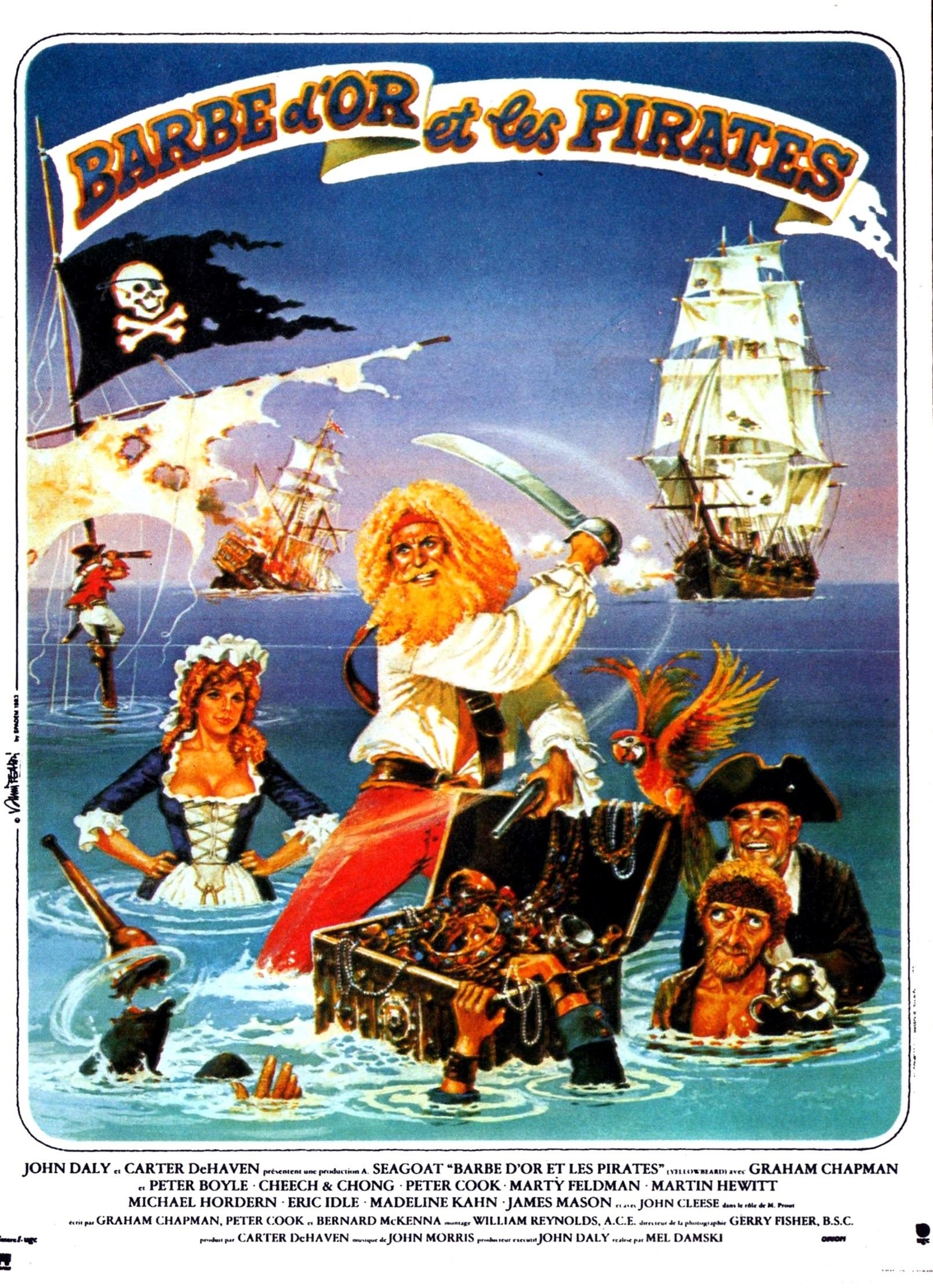 Affiche du film Barbe d'or et les pirates
