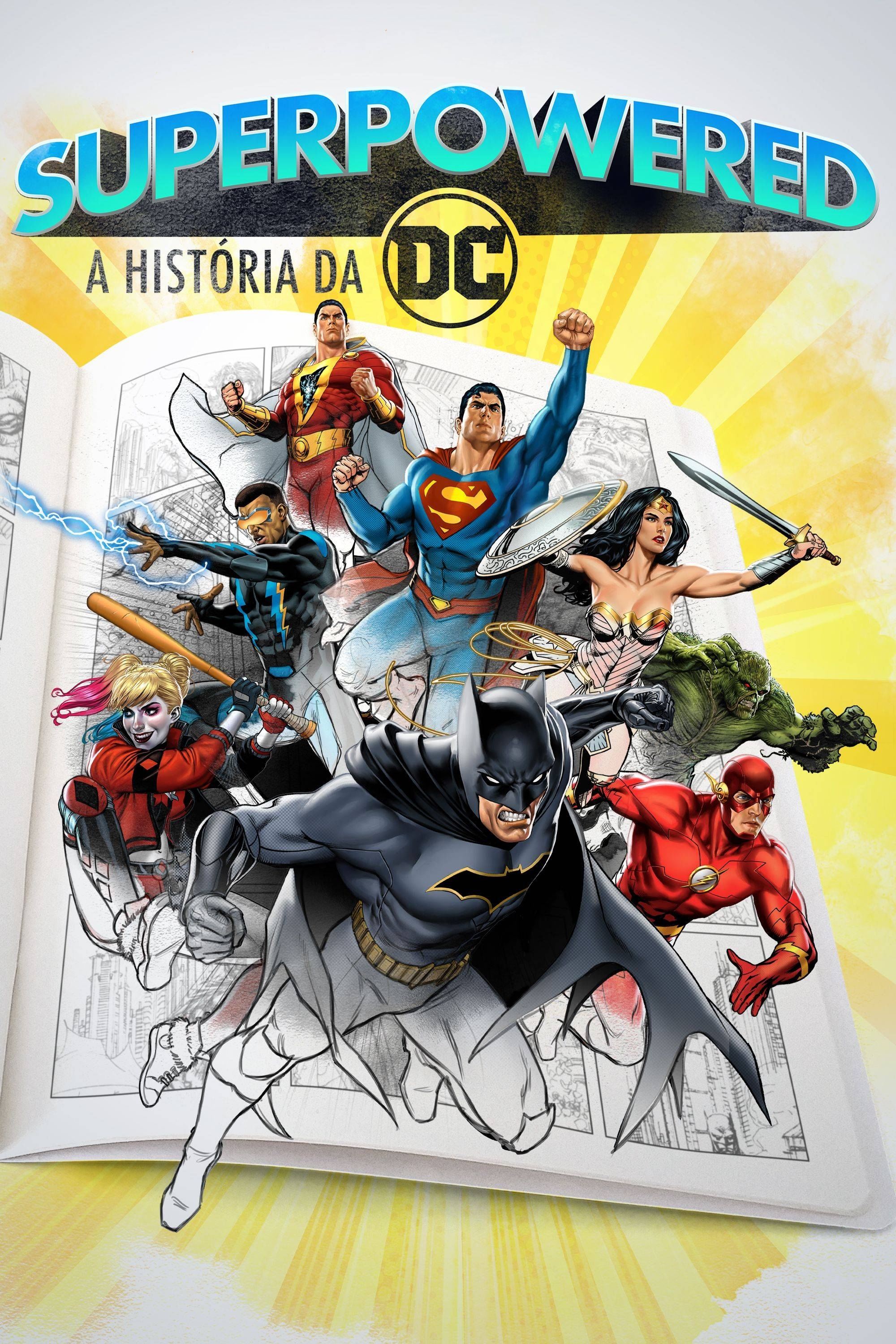 Poster de Superpoderosos: A História da DC