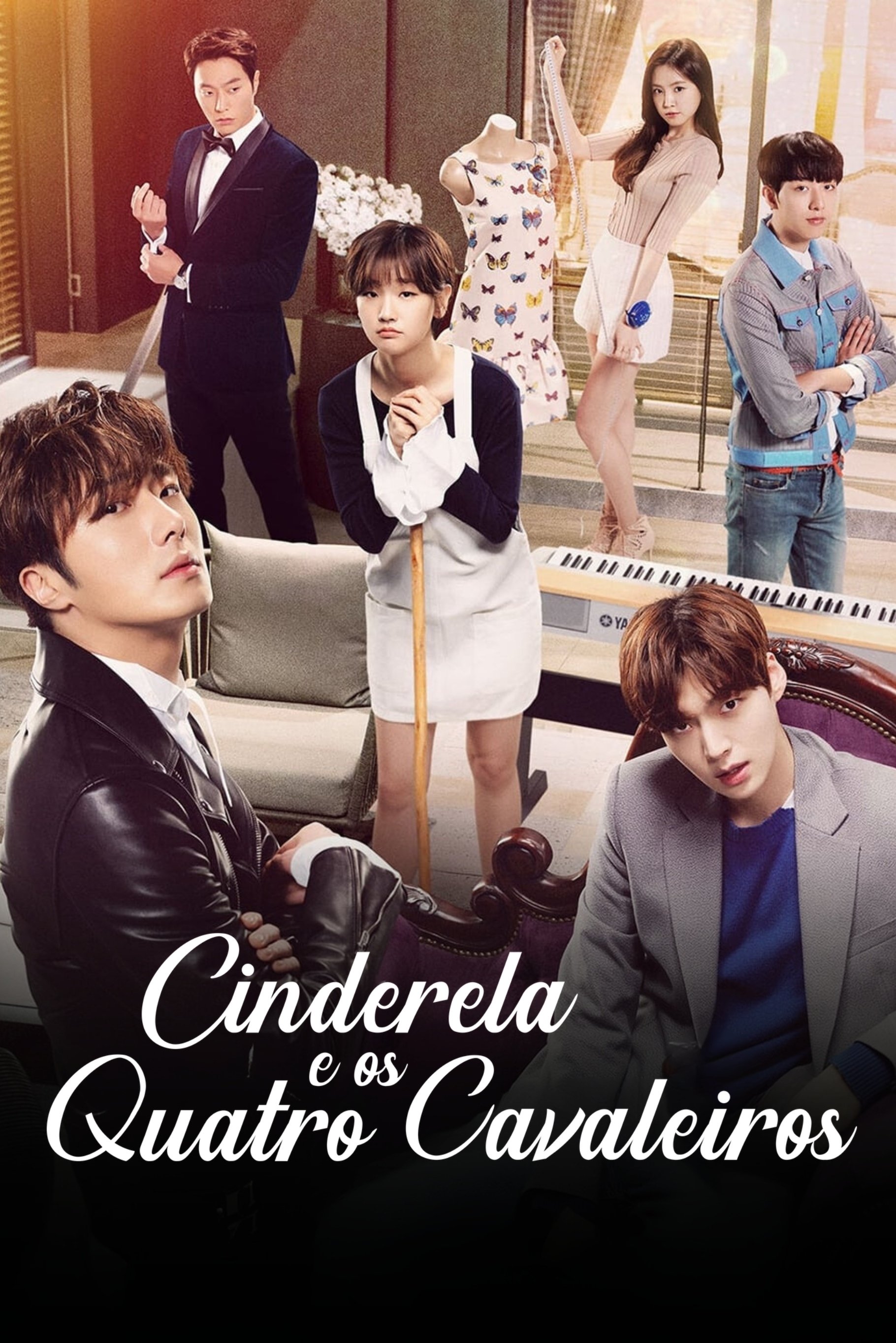 Poster de Cinderela e os Quatro Cavaleiros