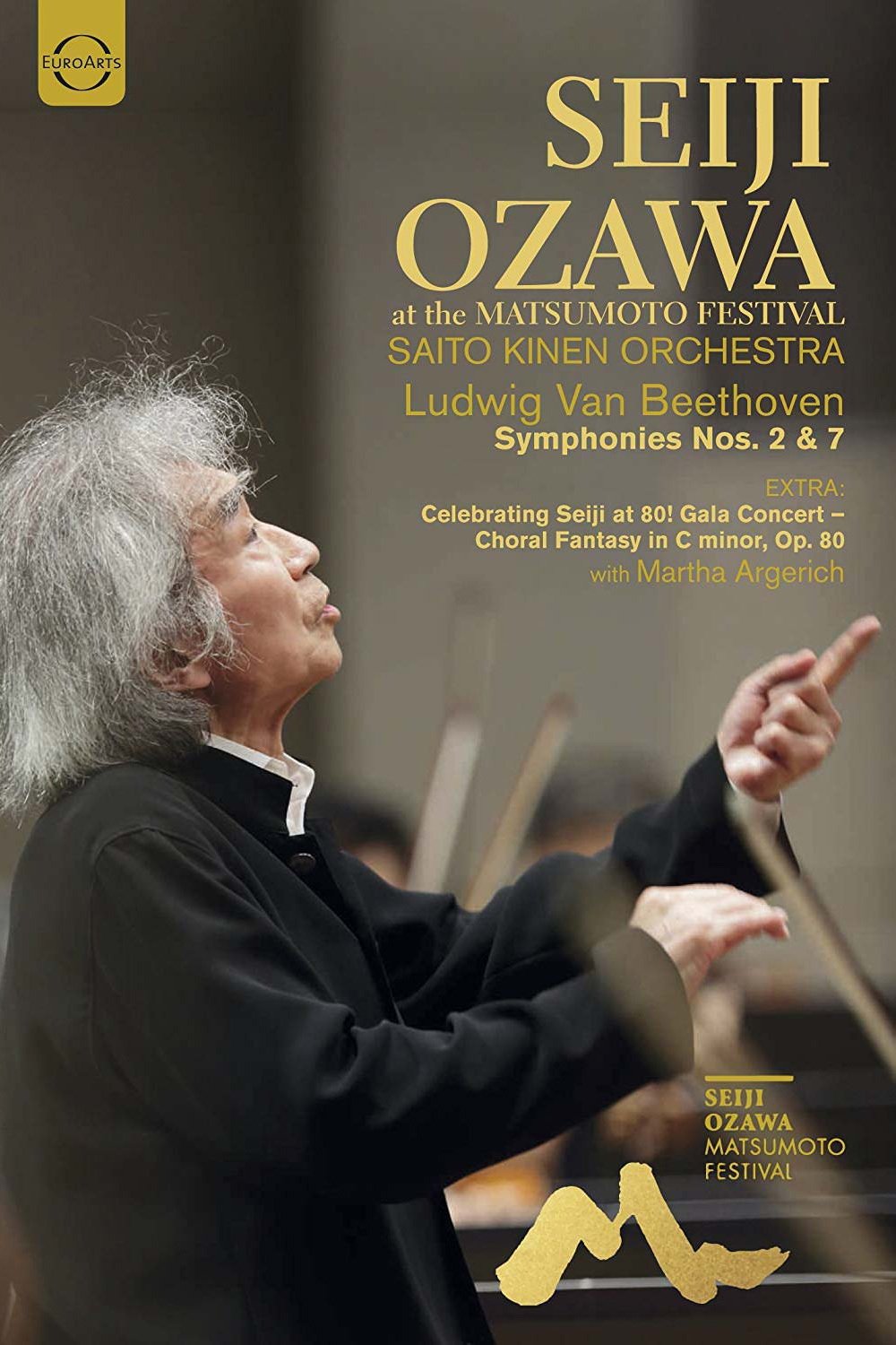 Poster de Ludwig van Beethoven - Symphonies Nos. 2 & 7 - Saito Kinen Orchestra, Seiji Ozawa