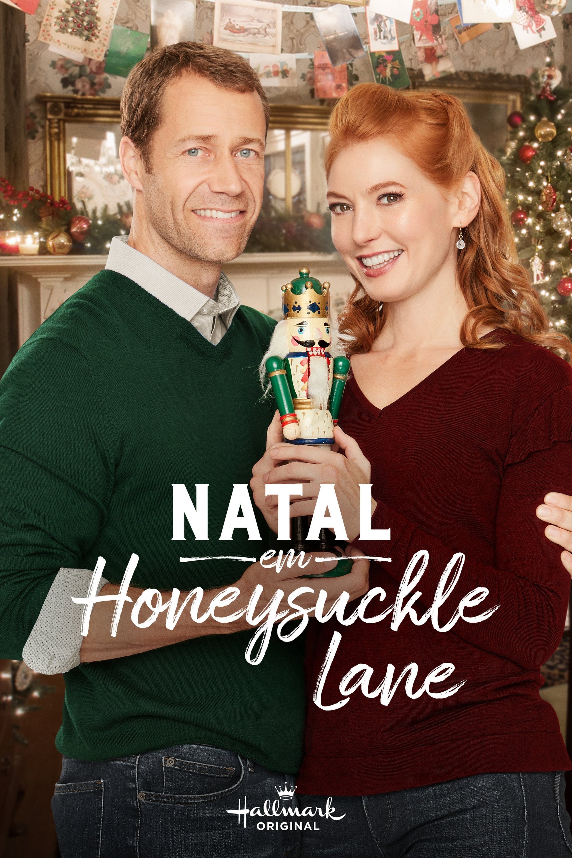 Poster de Natal em Honeysuckle Lane