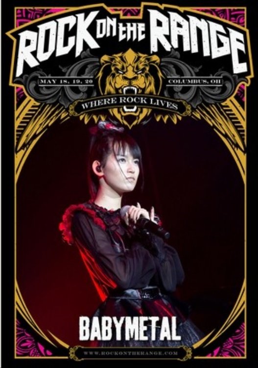Poster de BABYMETAL - Live At Rock on The Range 2018
