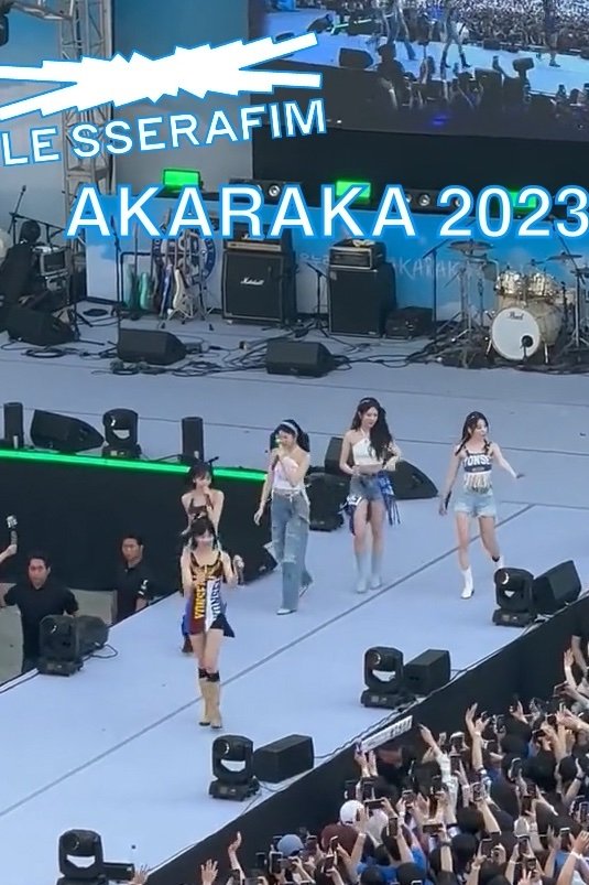 Poster de LE SSERAFIM - 'AKARAKA' Yonsei University 2023