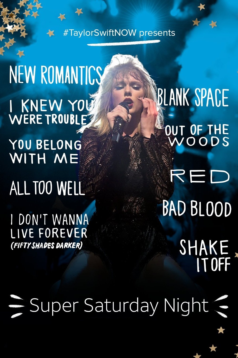 Poster de Taylor Swift: Super Saturday Night Show