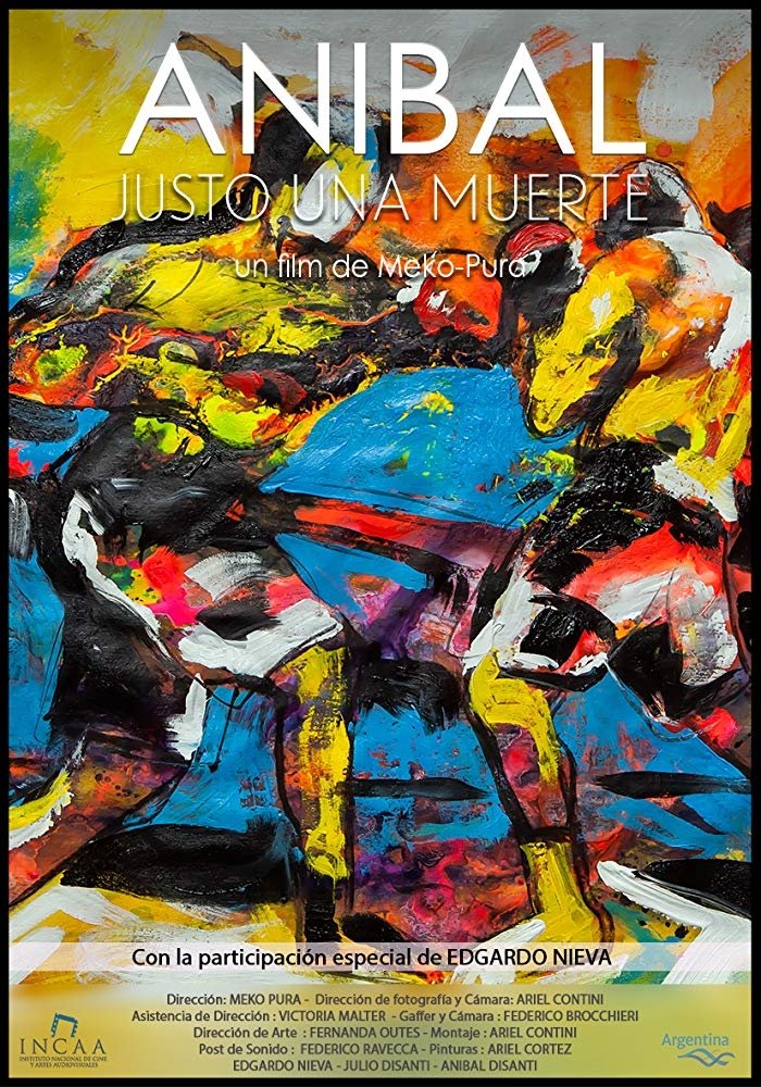 Poster de Aníbal, justo una muerte