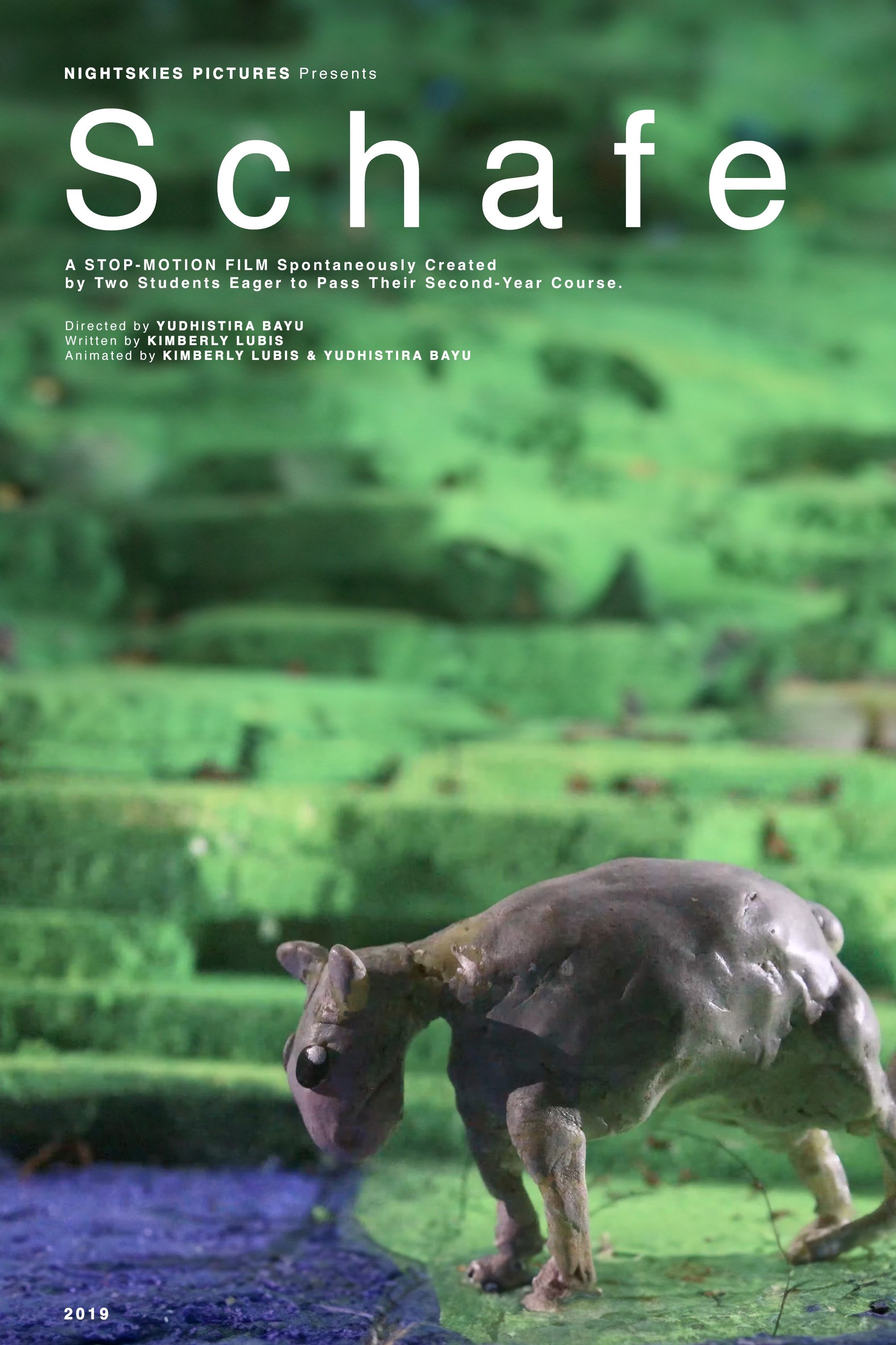 Poster de Schafe - A Stop-Motion Film Spontaneously Created by Two Students Eager to Pass Their Second-Year Course