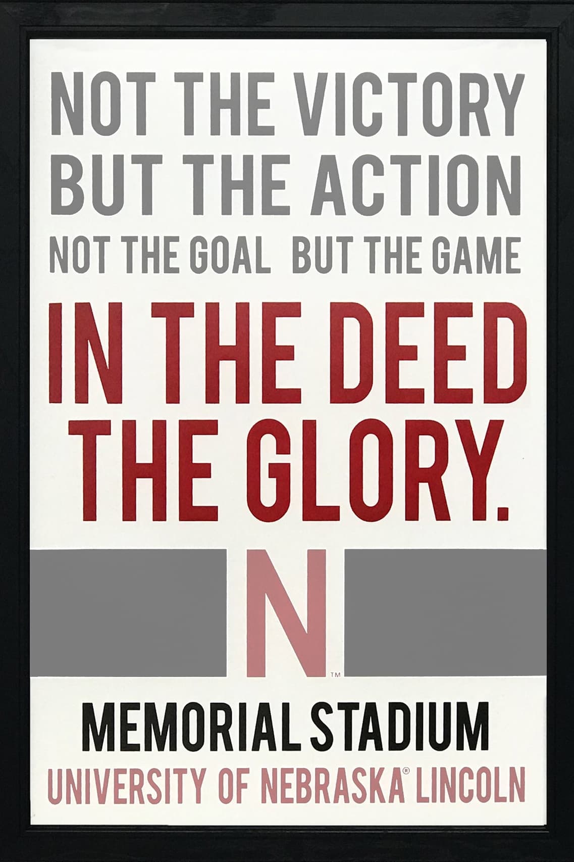 Poster de In the Deed the Glory: Memorial Stadium