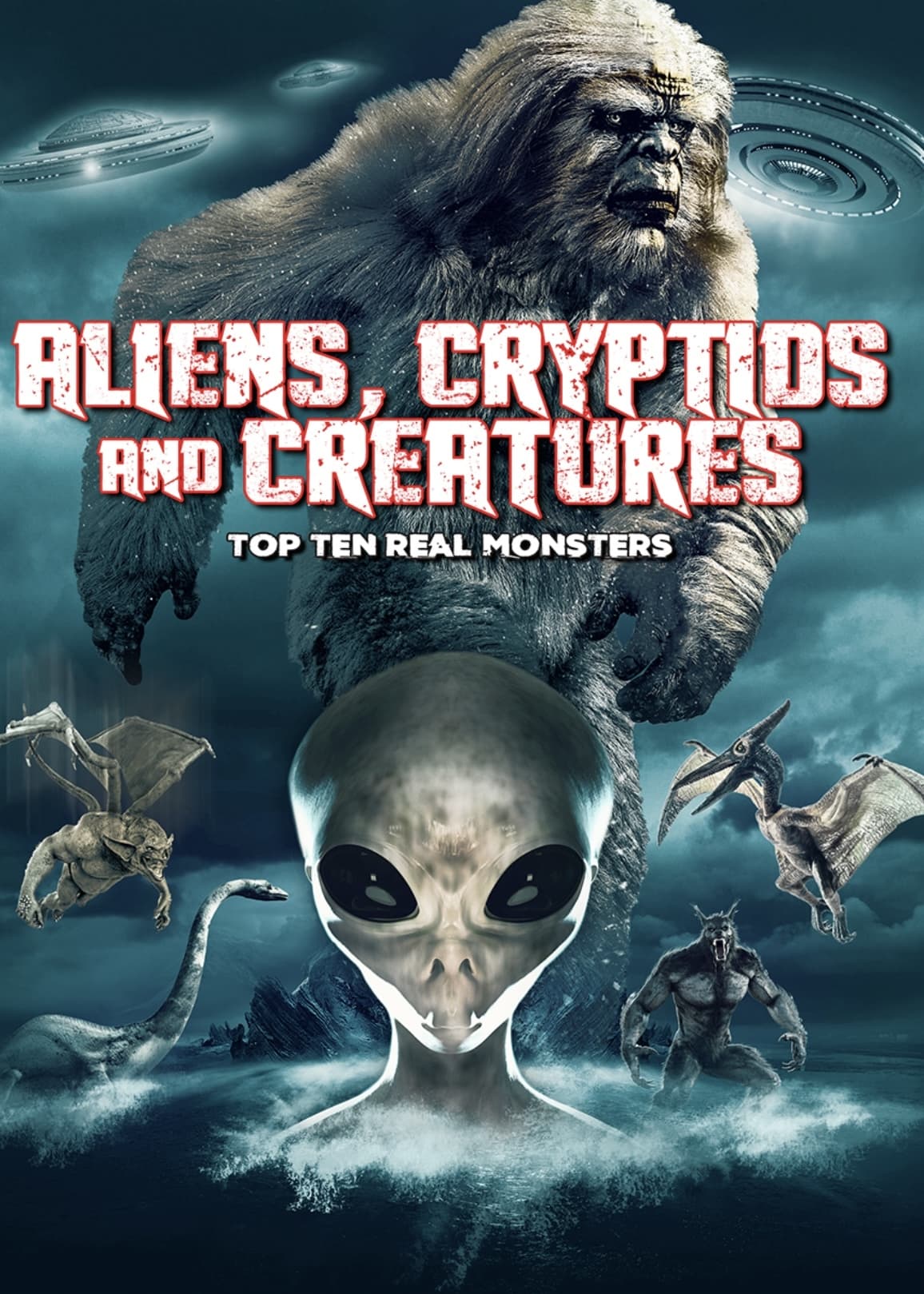 Poster de Aliens, Cryptids and Creatures: Top Ten Real Monsters