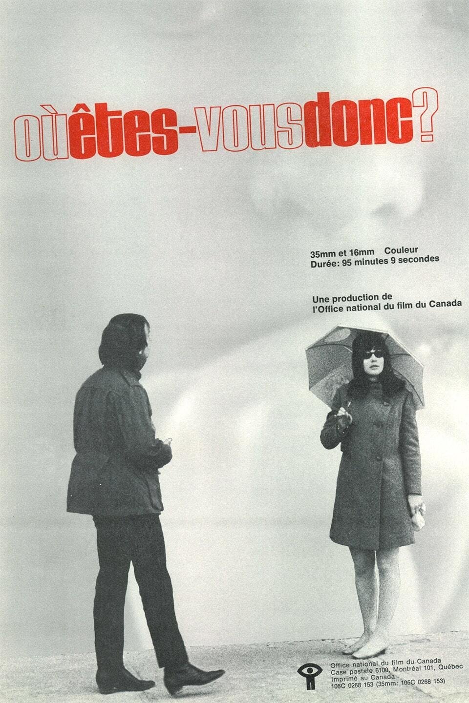 Où êtes-vous donc? Poster