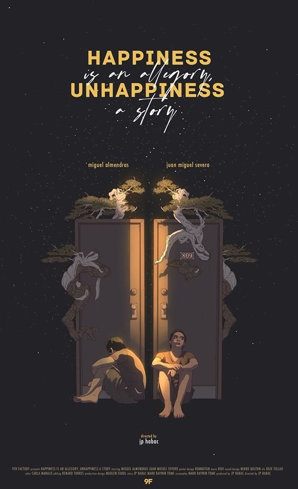 Poster de Happiness is an Allegory, Unhappiness is a Story