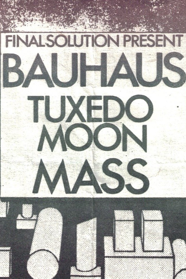 Poster de Bauhaus Live, University Of London (1980-10-31)