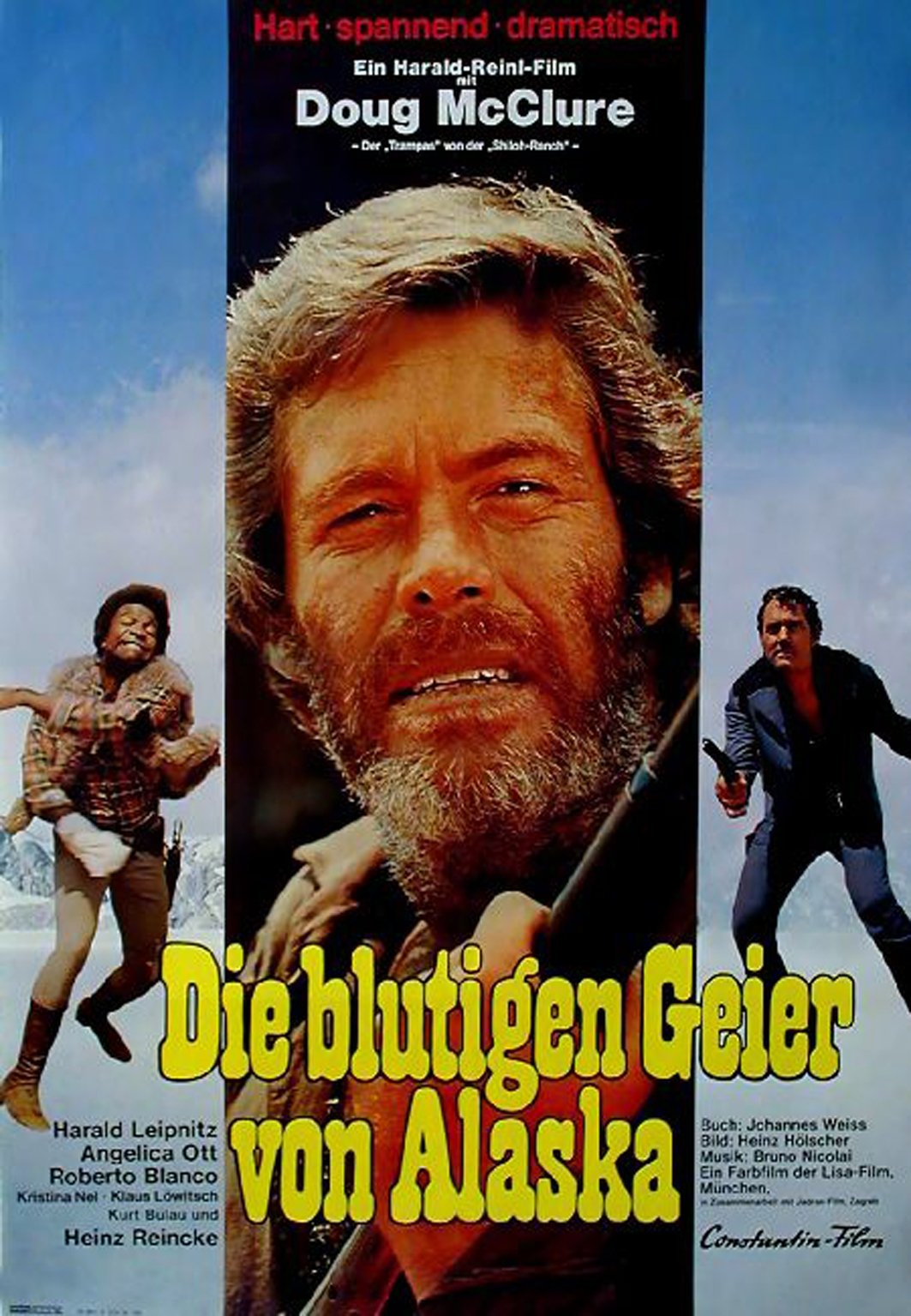 Affiche du film Die blutigen Geier von Alaska