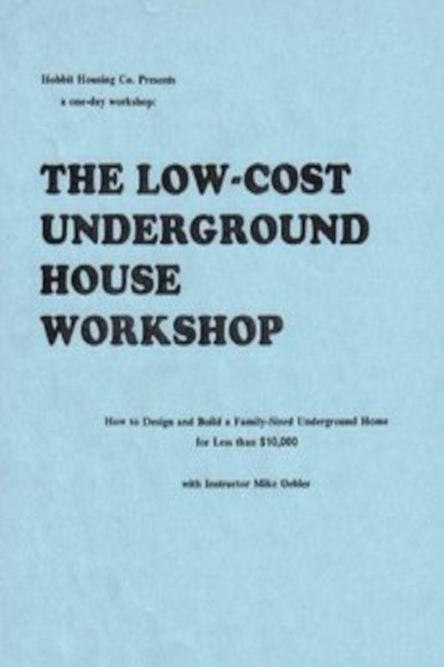 Poster de The Underground House Workshop and Survival Shelter Seminar