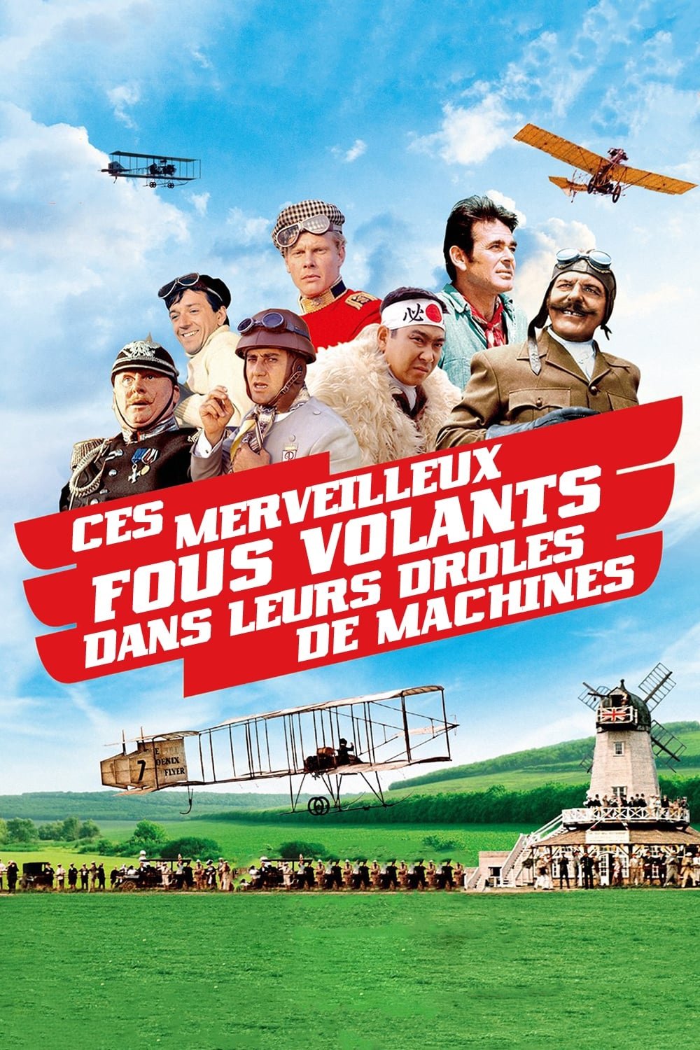Affiche du film Ces merveilleux fous volants dans leurs drôles de machines